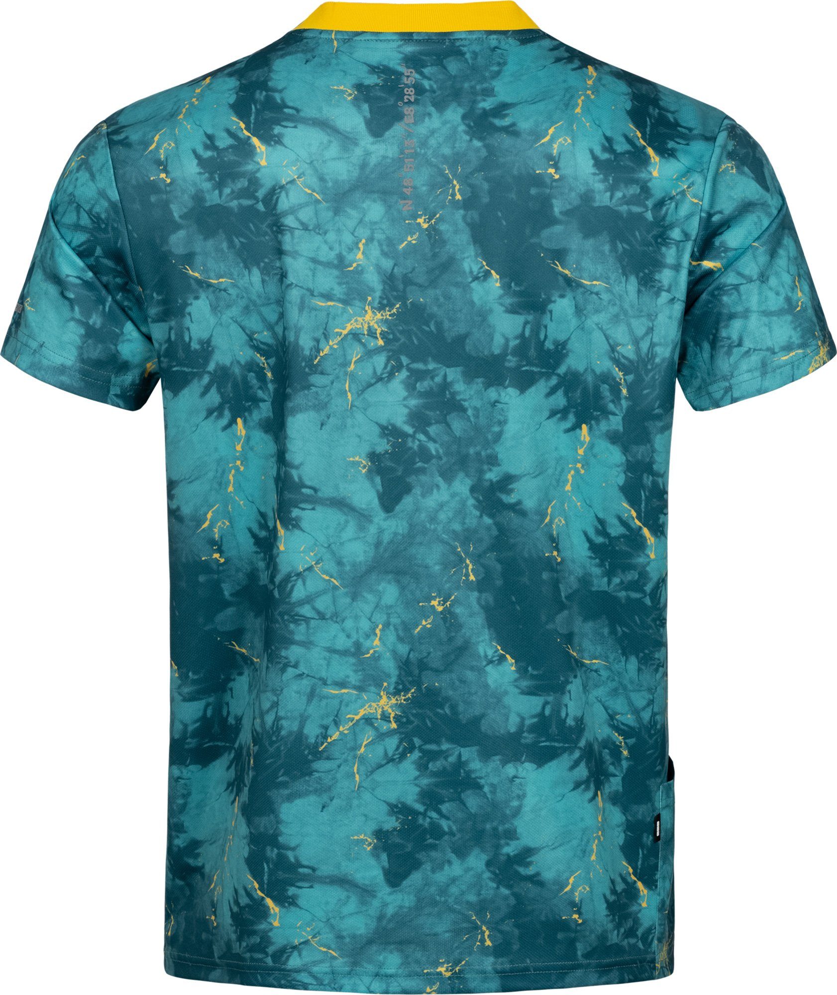 DEPROC Active NAKIN Funktionsshirt CS Allover-Print petrol MEN SUMMER PRINT Modischer