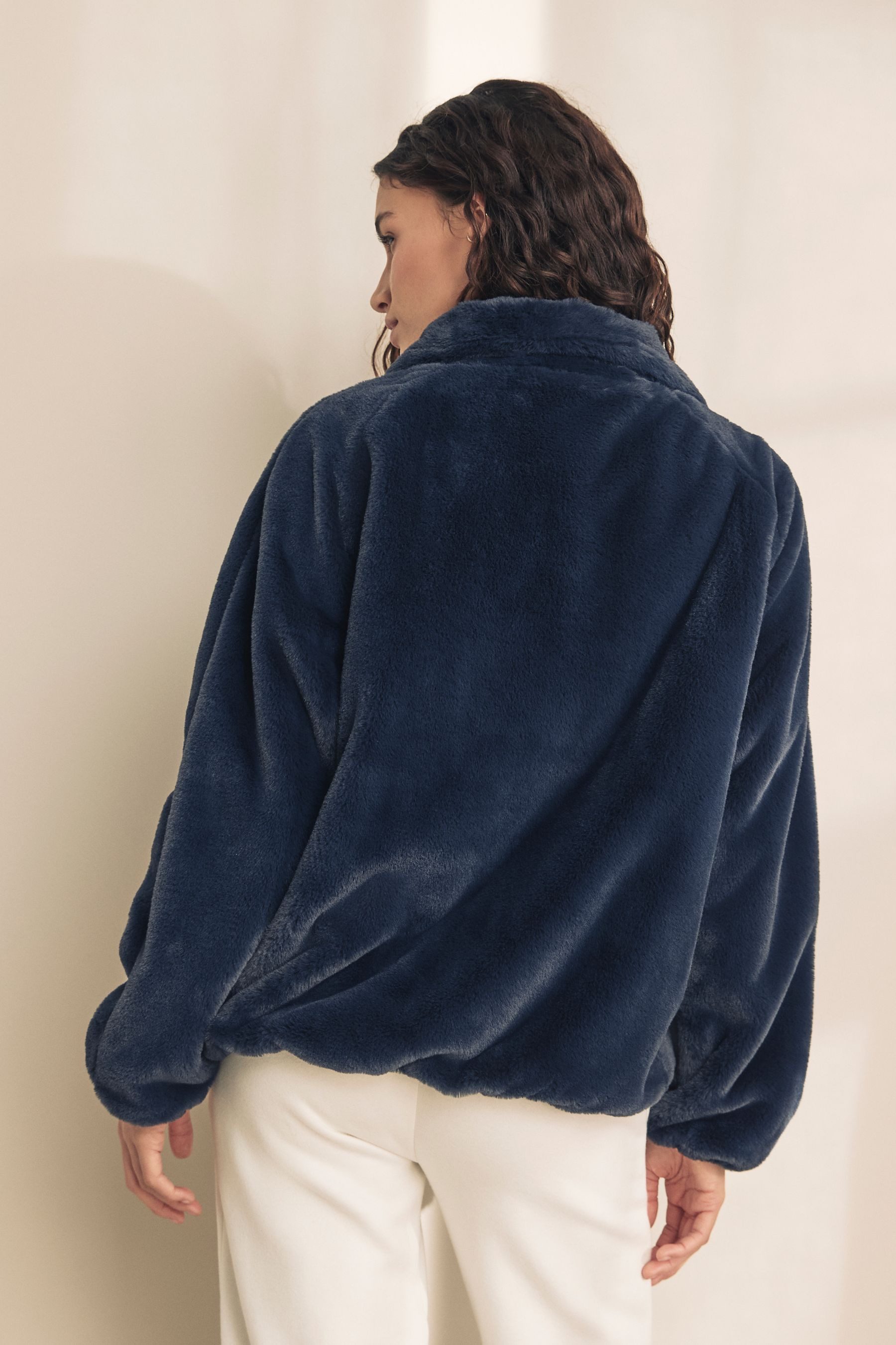 Next Fleecejacke Oberteil aus Kunstfell mit günstig online kaufen