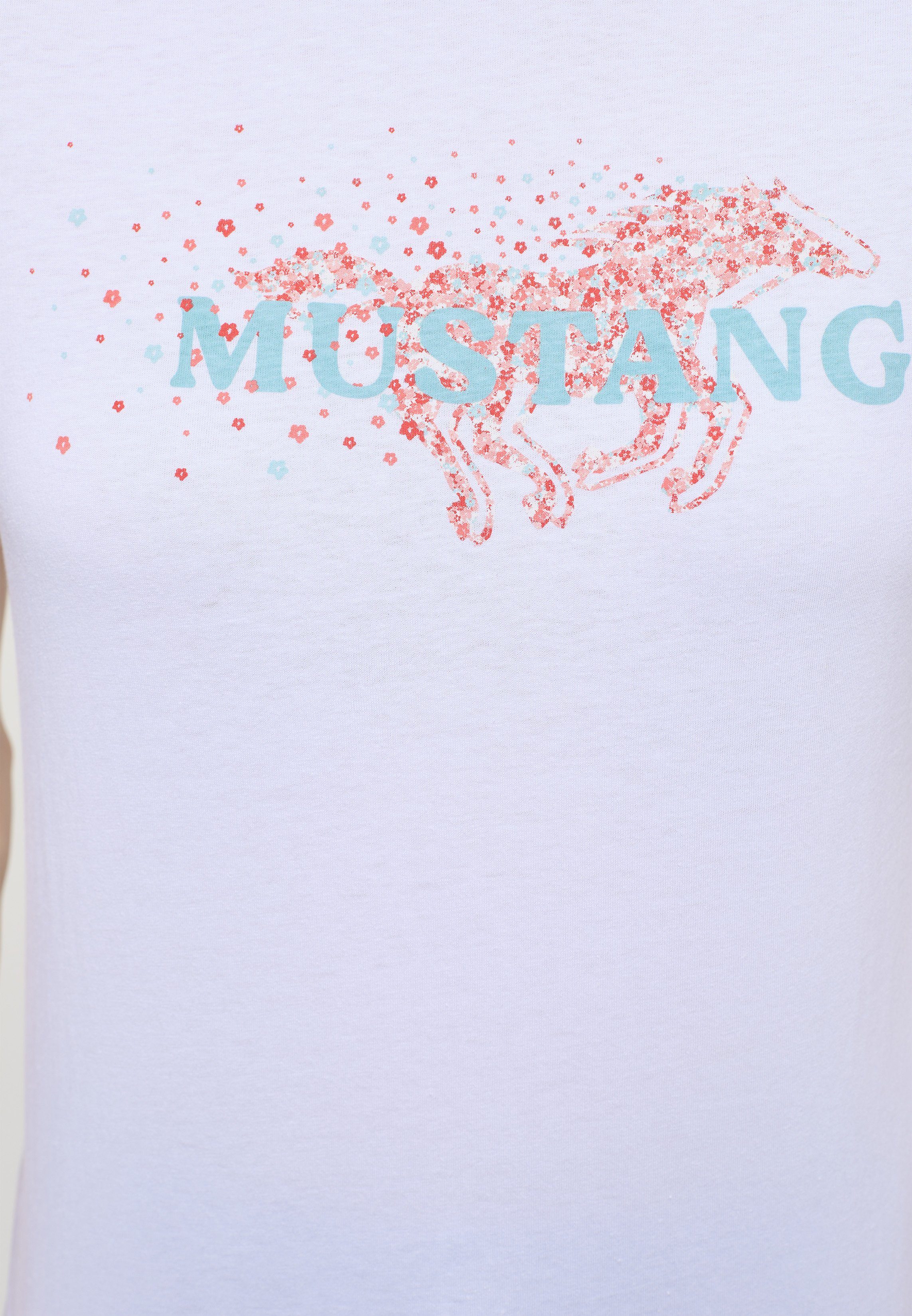 Print weiß MUSTANG C Alexia T-Shirt