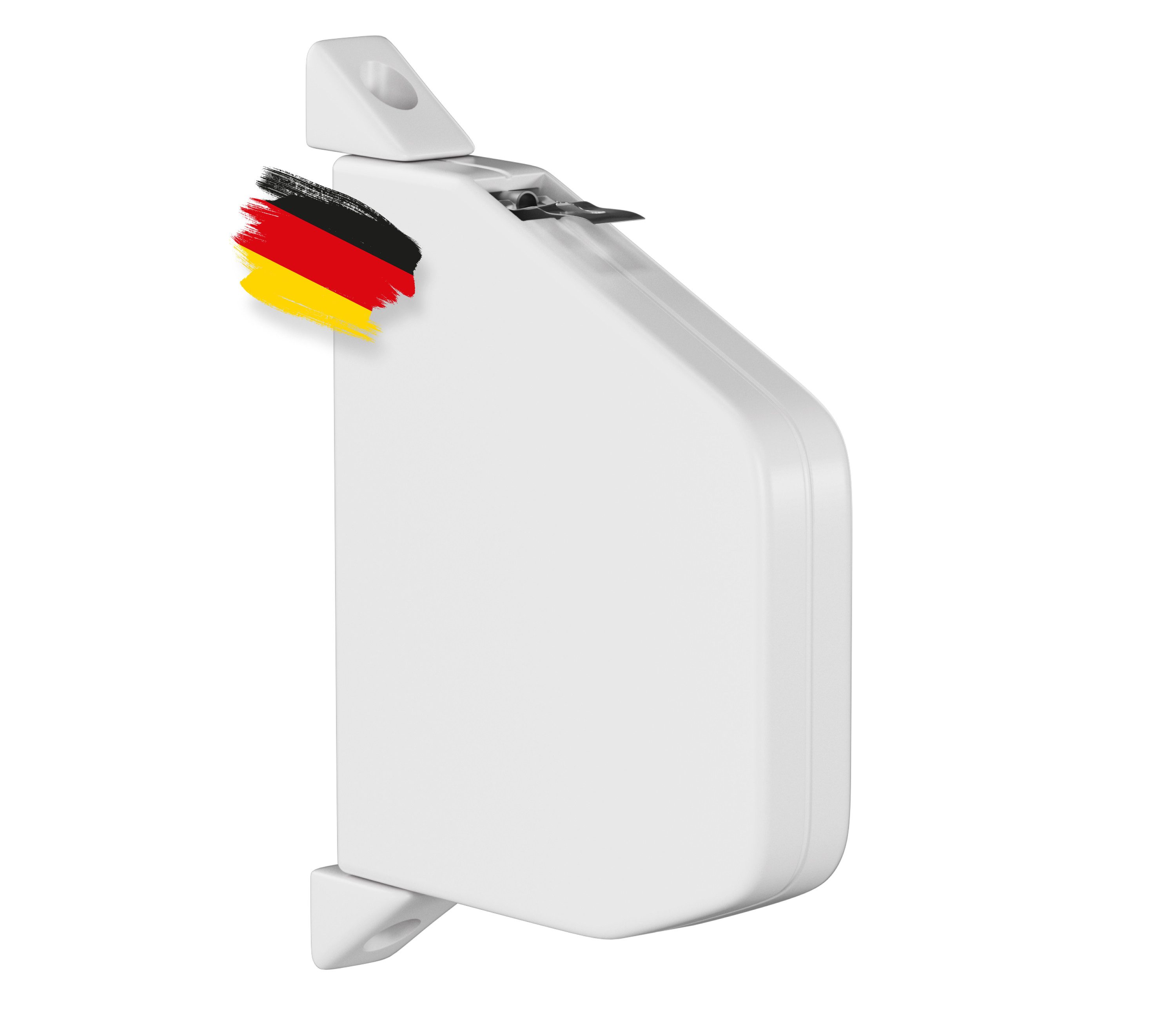 BAUHELD Rollladen-Schnurwickler Gurtwickler Rolladen Aufputz, Gurtbreite 4 mm, ohne Rollladenschur, mit Rollladenschnur, Lochabstand 153mm, Schnurbreite 4,0 - 4,5mm