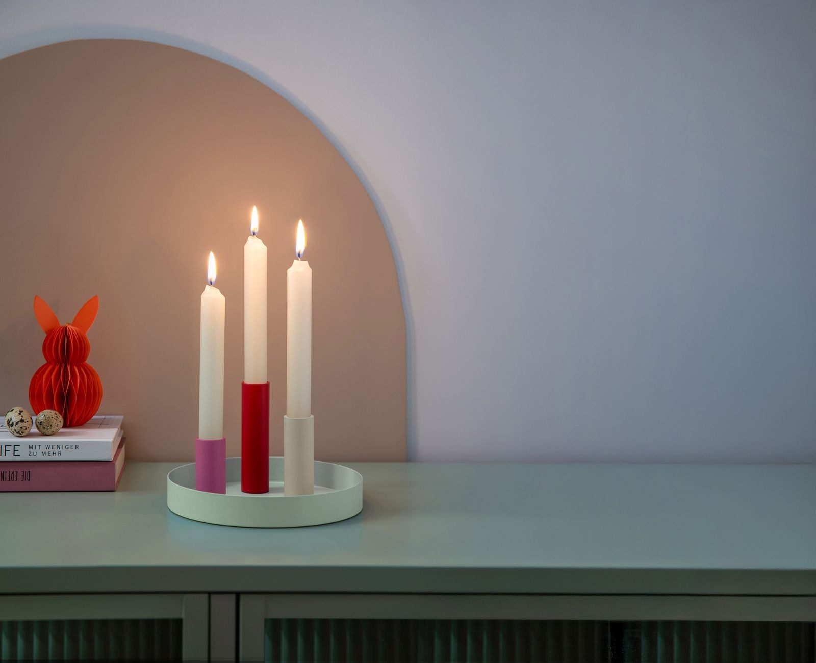 Remember Kerzenständer magnetischer Mini Kerzenhalter LUNA blue, Remember m günstig online kaufen