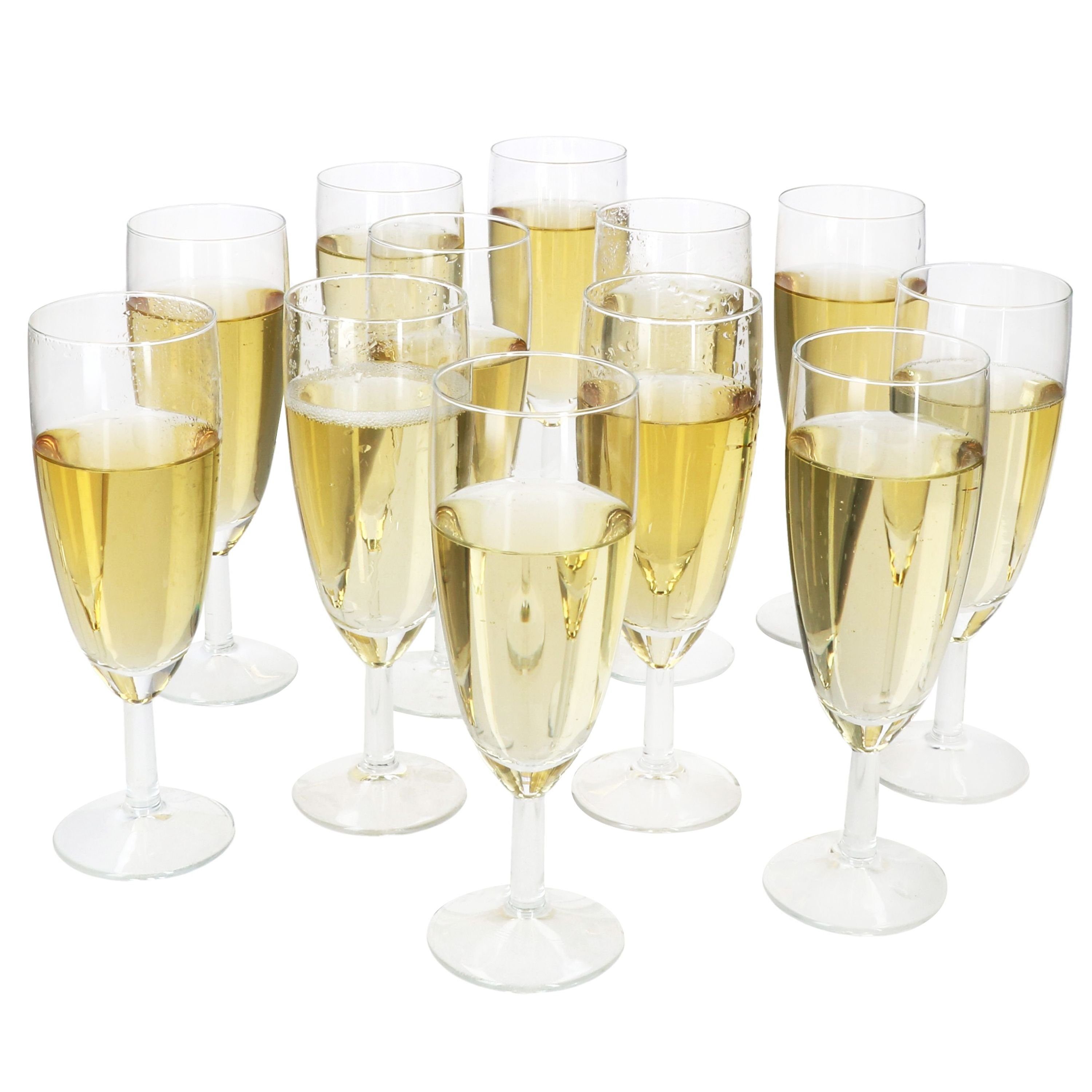 MamboCat Sektglas 12er Set Royal Sektgläser 140ml Champagner-Glas klare Prosecco Party, Glas
