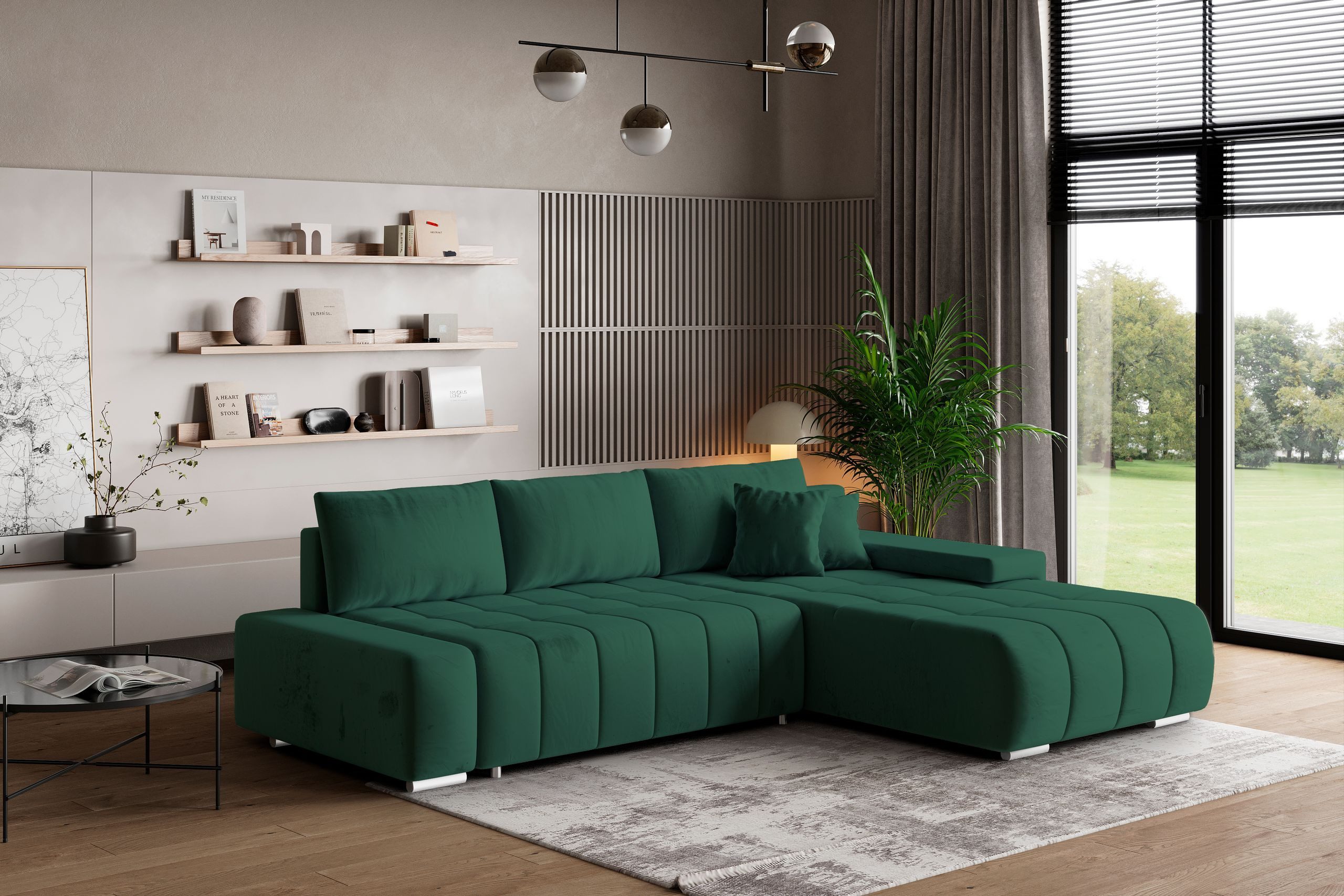 Masseno Ecksofa ALESE mit Schlaffunktion L-Form, günstig online kaufen