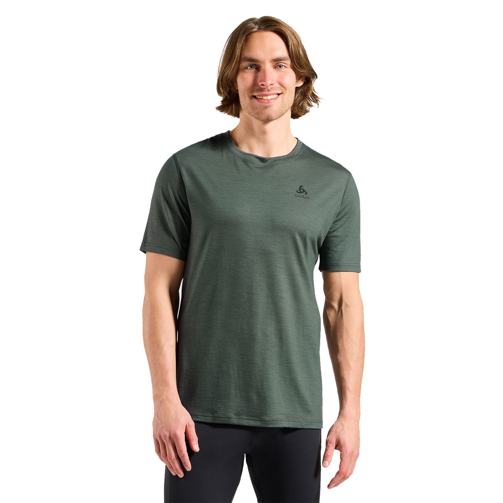 Odlo Funktionsshirt Natural Merino 160 Shirt Herren 112062-10877 Natürliche Performance – natürliche Kühlung