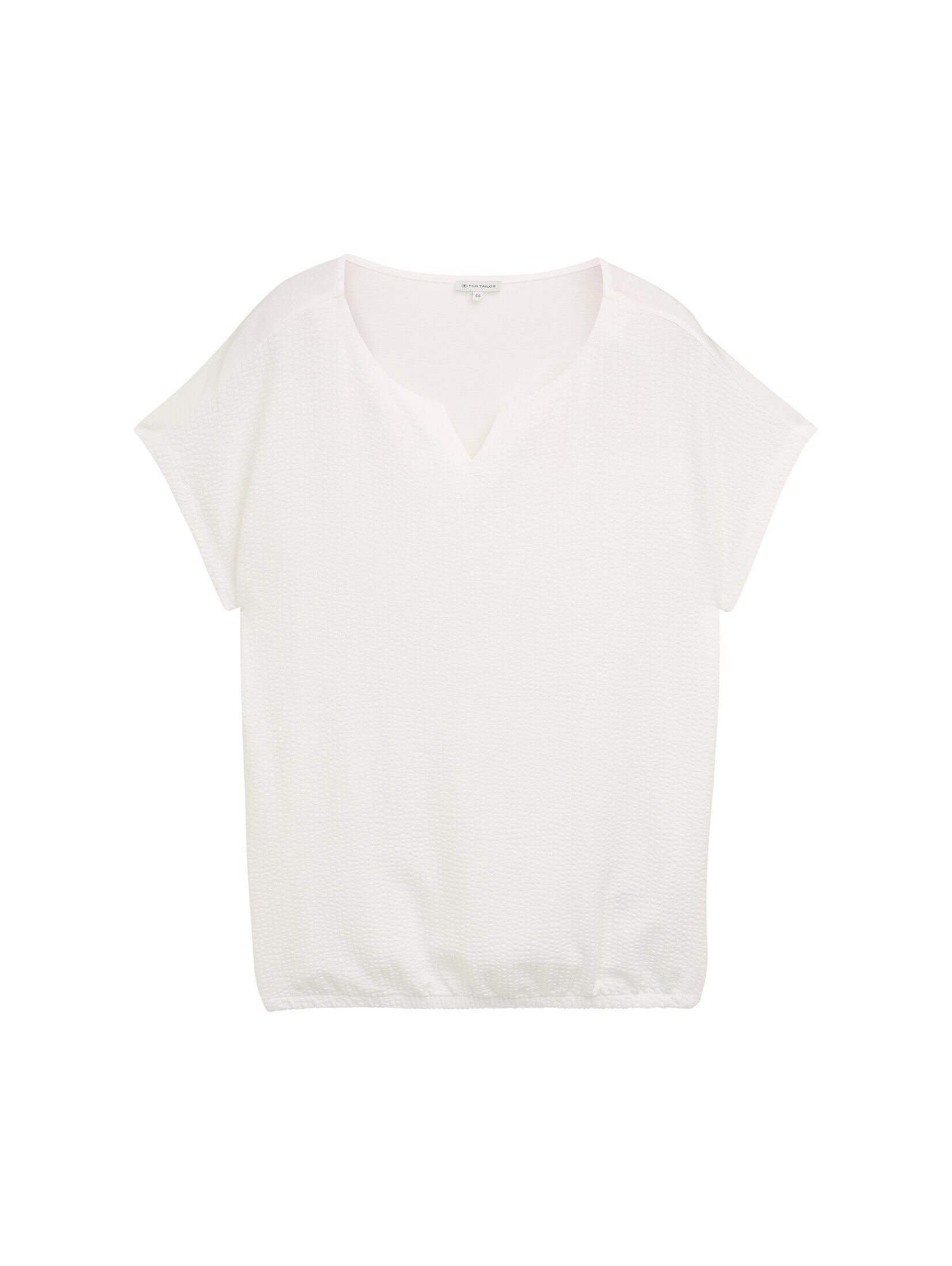 TOM TAILOR PLUS T-Shirt T-Shirt Plus Size - T-Shirt im Material-Mix günstig online kaufen