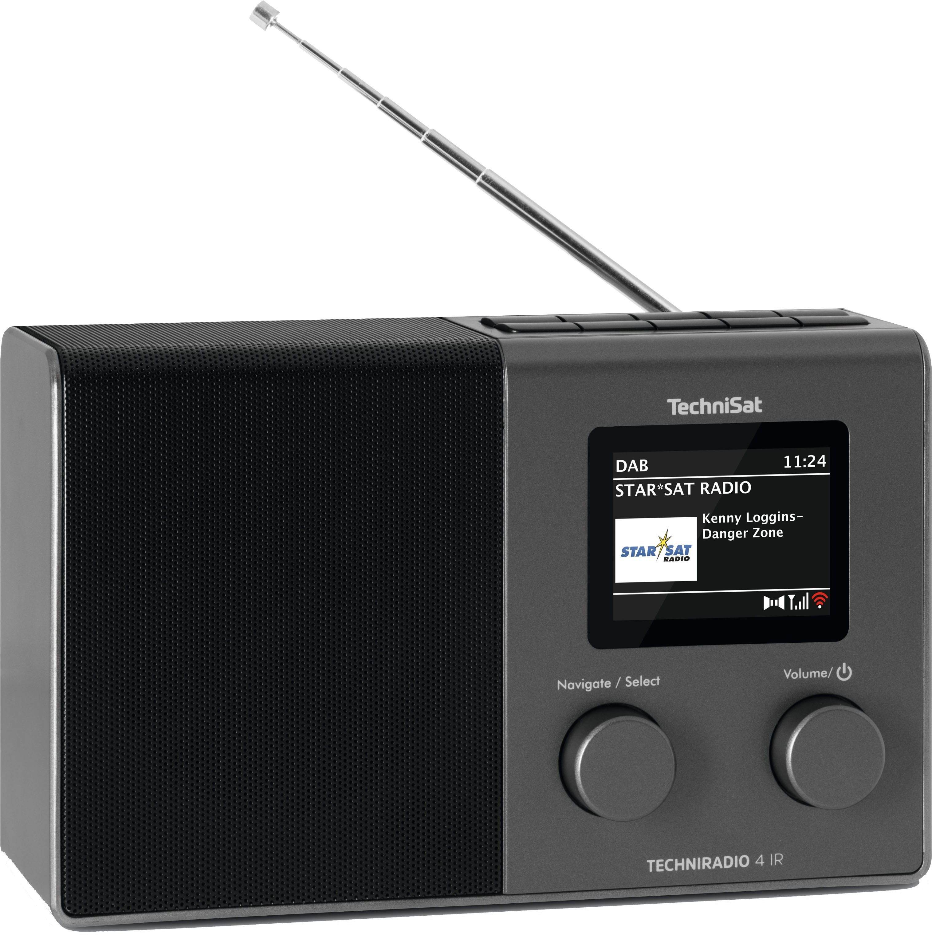 Internet-Radio W) TechniSat mit UKW RDS, 3 IR TECHNIRADIO Internetradio, (Digitalradio kompaktes 4 (DAB),