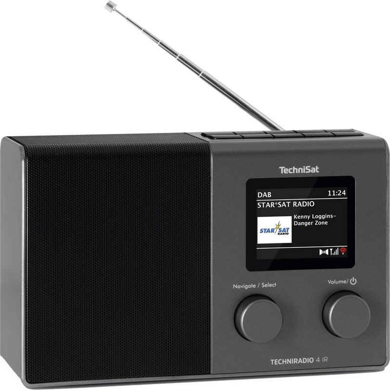 TechniSat TECHNIRADIO 4 IR kompaktes Internet-Radio (Digitalradio (DAB), Internetradio, UKW mit RDS, 3 W)