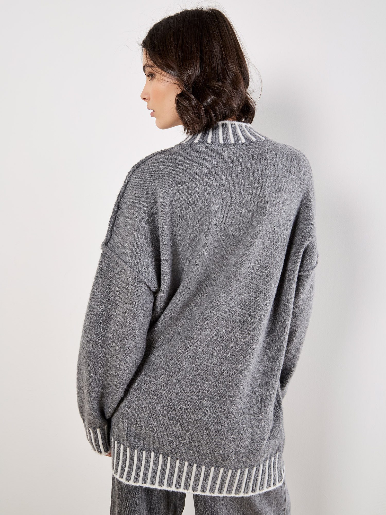 Apricot Strickpullover Strickpullover in Oversized-Form