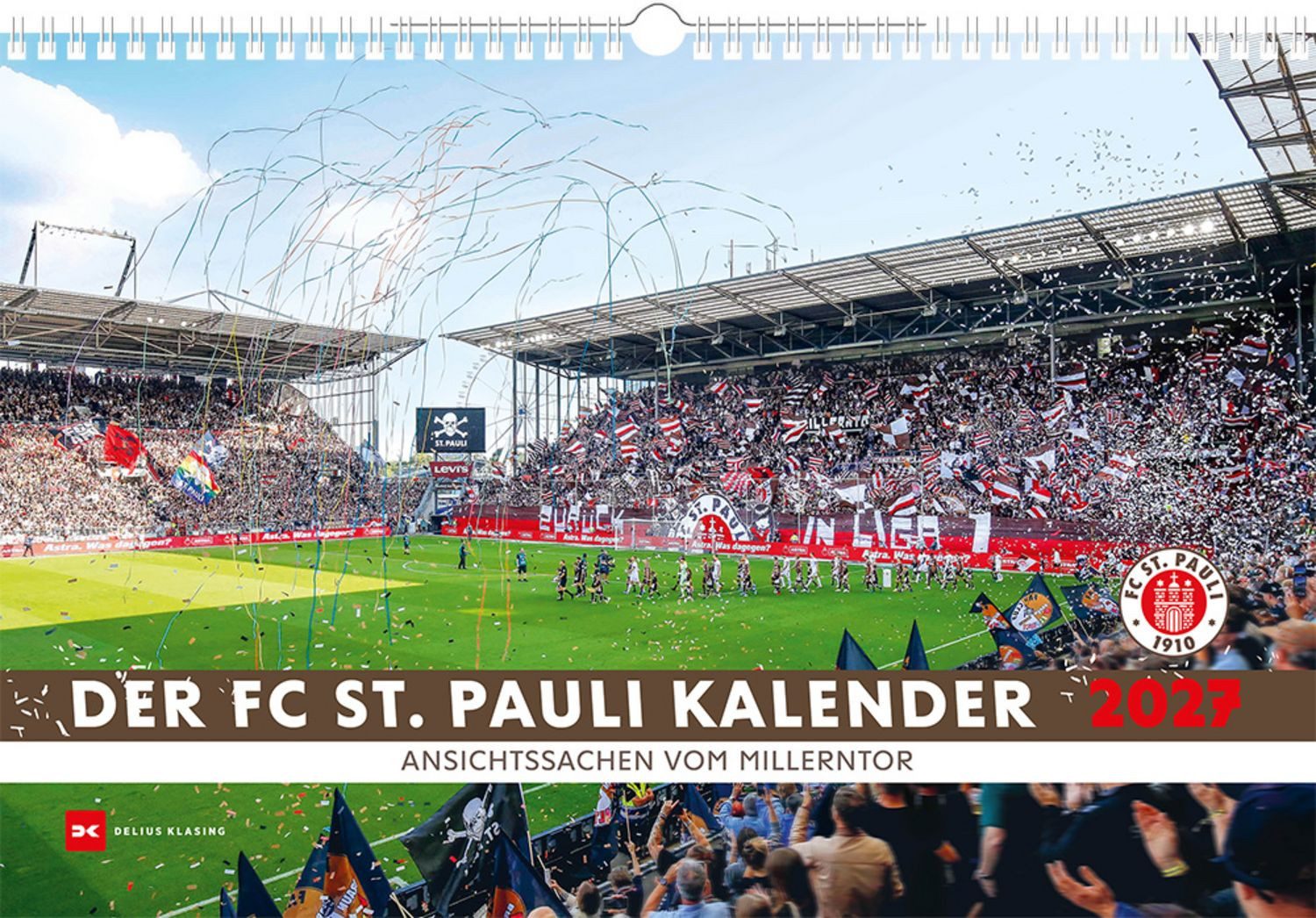 Delius Klasing Wandkalender Der FC St. Pauli Kalender 2027