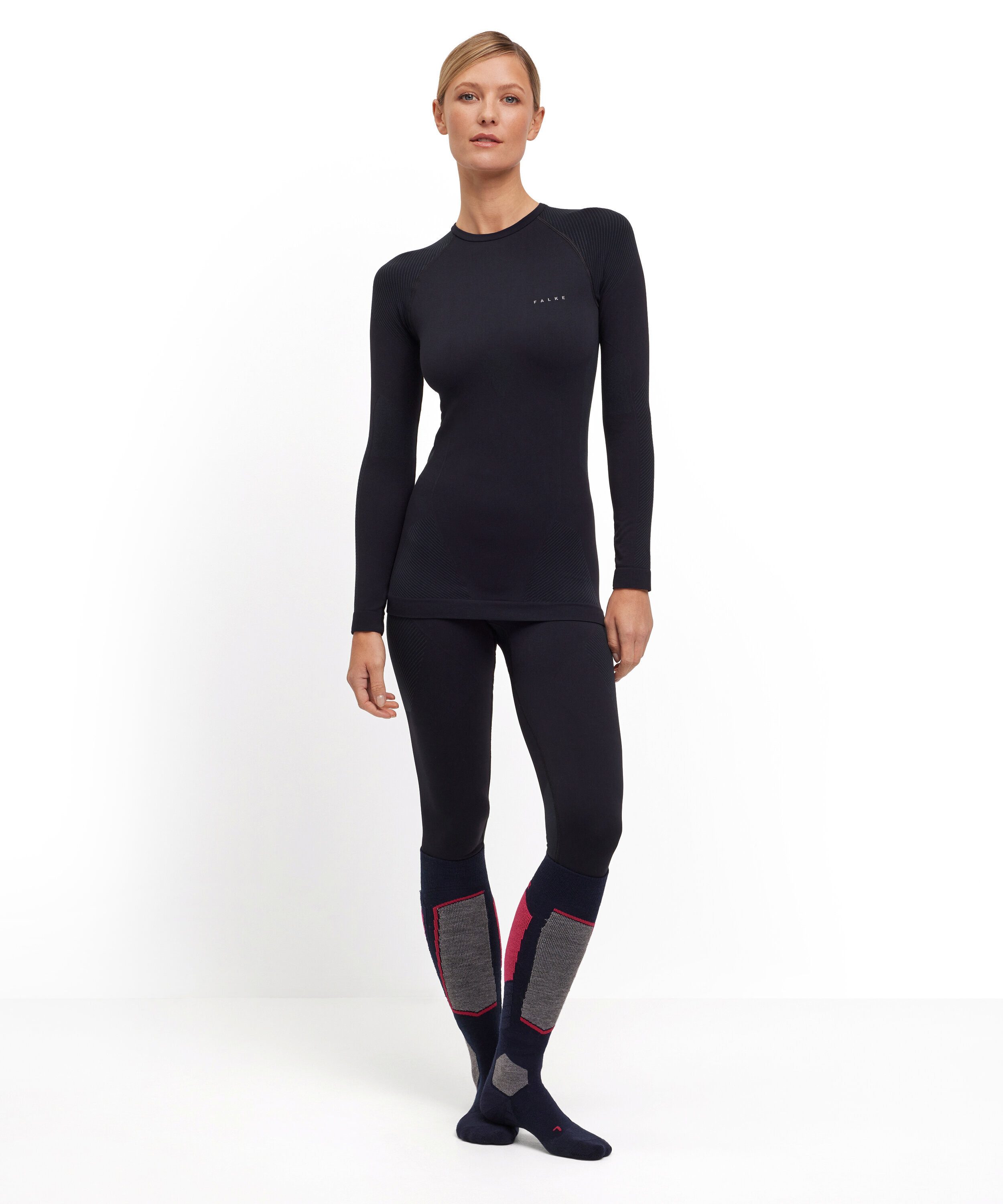 FALKE Funktionsshirt Warm (1-tlg., 1) thermoregulierend für warme bis kalte Temperaturen