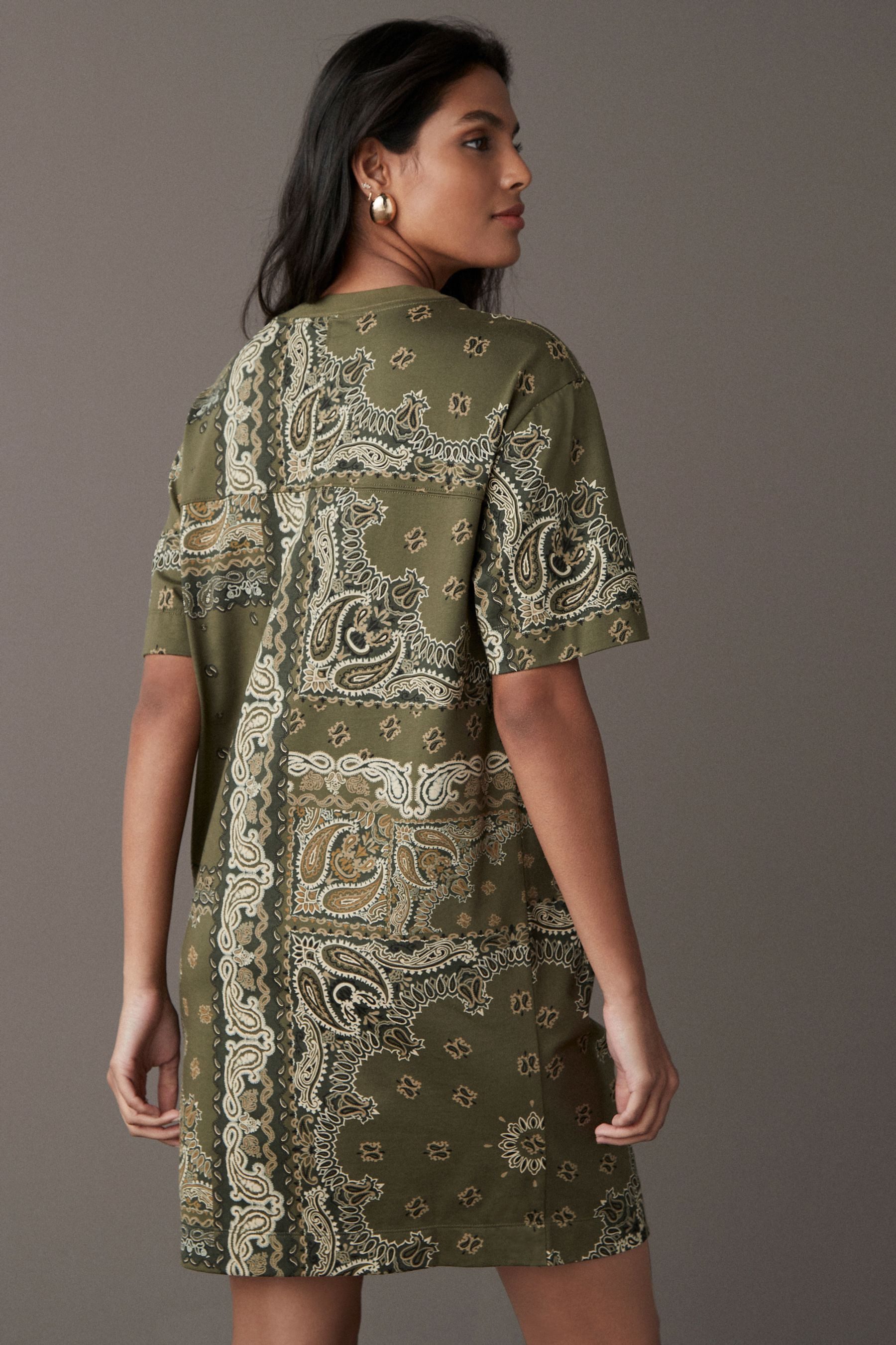 Next Jerseykleid D SLUB ABSTRCT FLRL-Petite günstig online kaufen