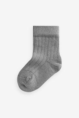 Next Kurzsocken Gerippte Babysöckchen im 7er-Pack (7-Paar)