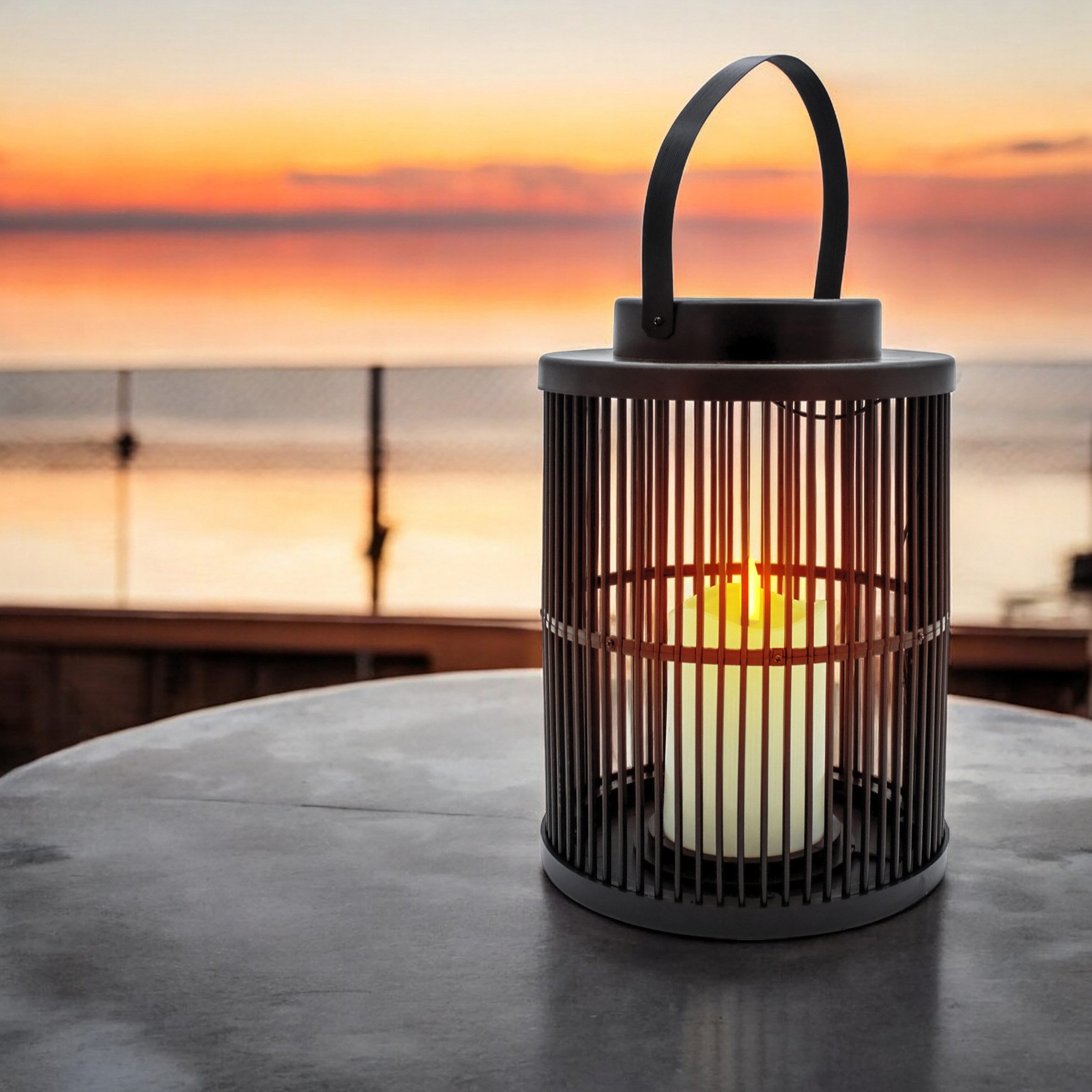 Spetebo LED Solarleuchte rund mit LED günstig online kaufen