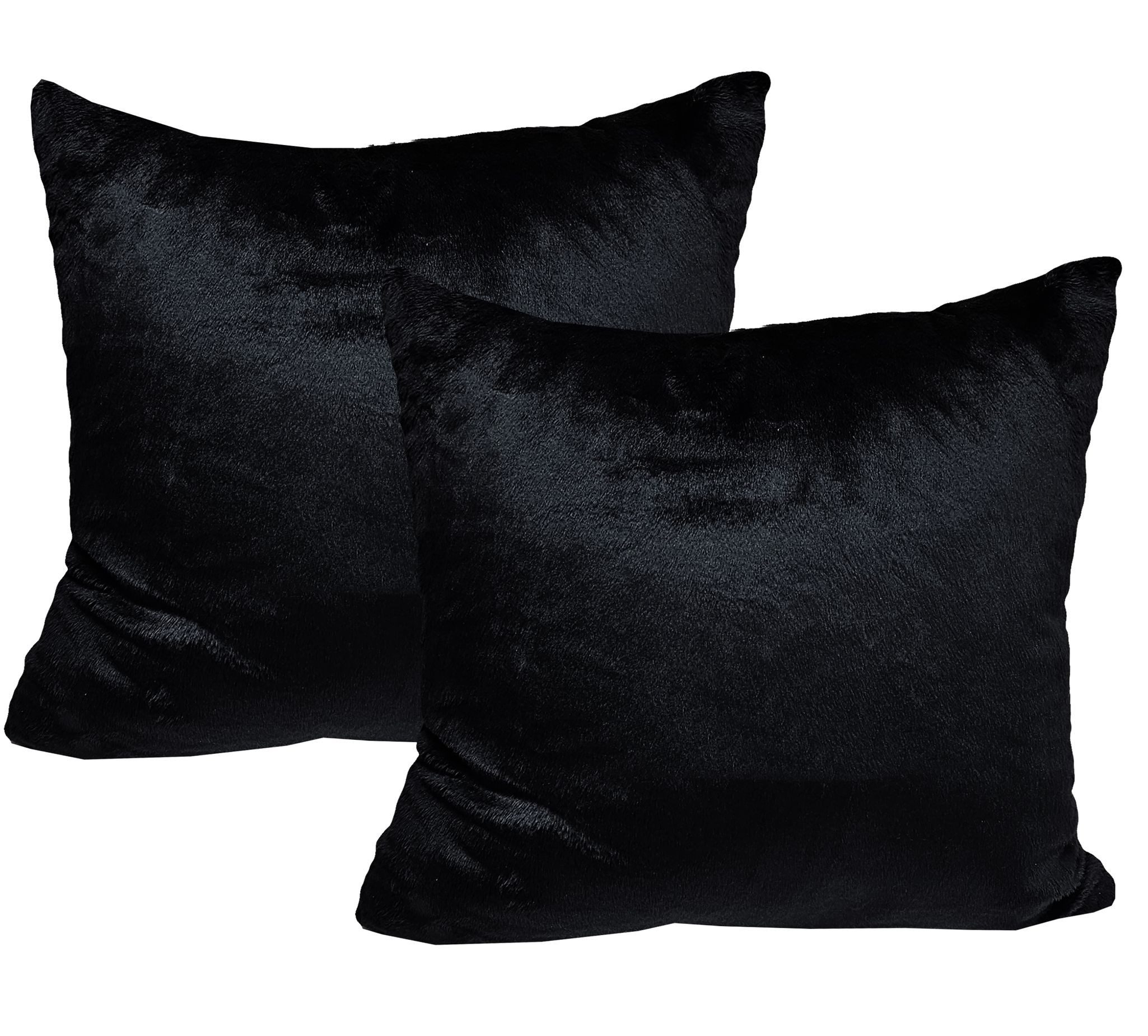 JACK Kissenbezüge 2er Set Kissenhülle Teddy Flausch Plüsch, (2 Stück), super flauschig, Couchkissen