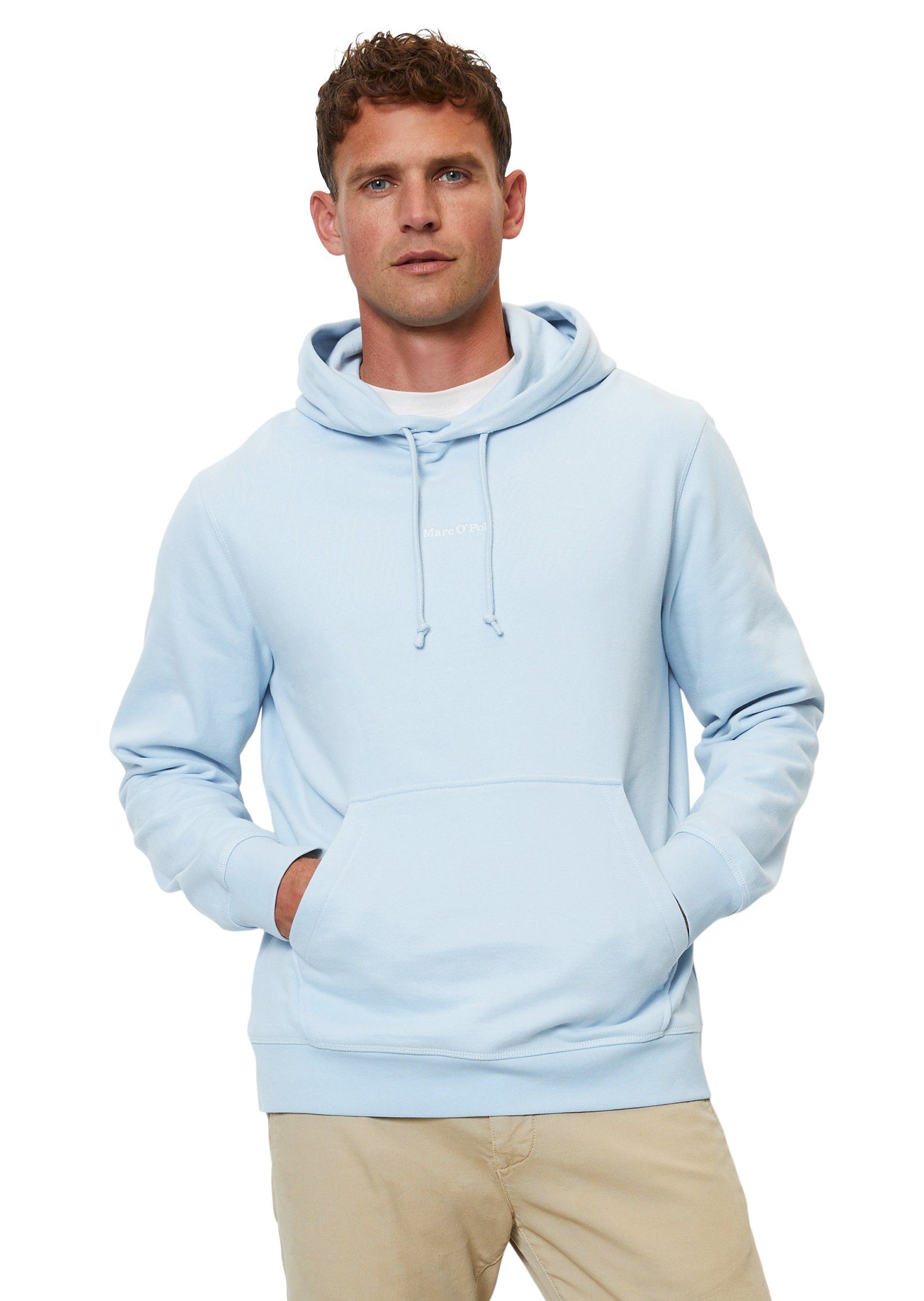 Marc O'Polo Sweatshirt aus reiner Bio-Baumwolle blau