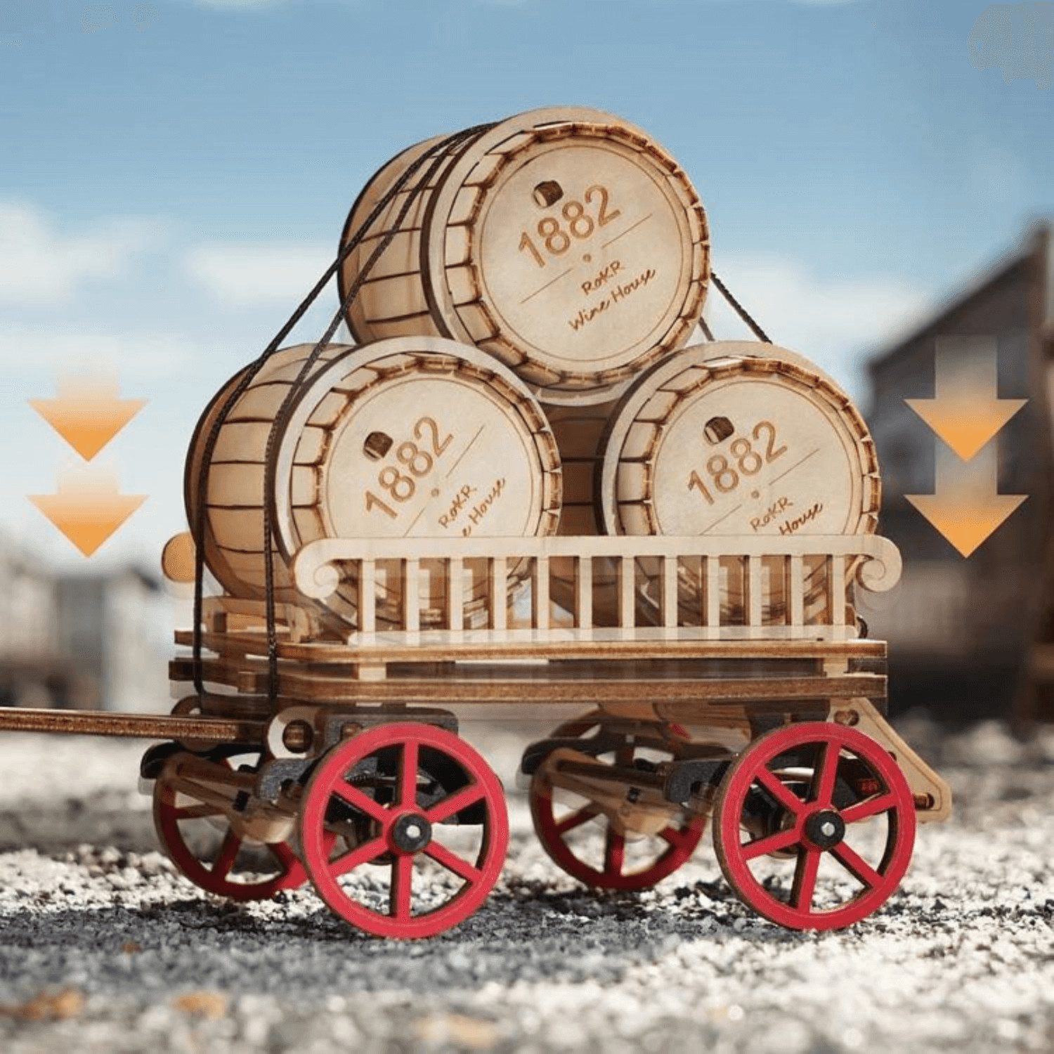 Robotime Modellbausatz Robotime Dampfmaschine Steam Engine Mechanisches Hol günstig online kaufen
