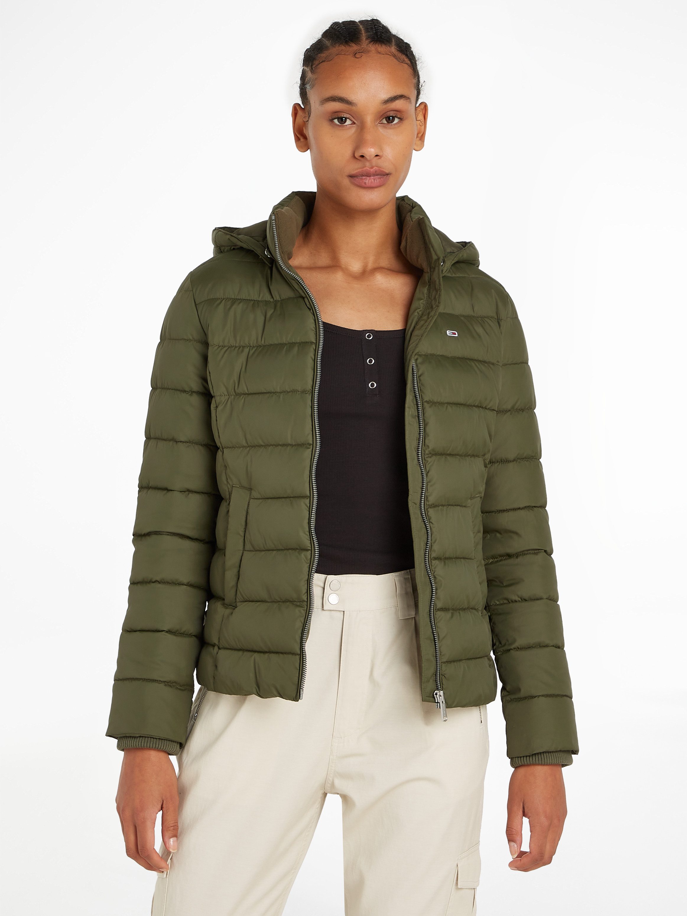 Tommy Jeans Steppjacke TJW BASIC HOODED günstig online kaufen