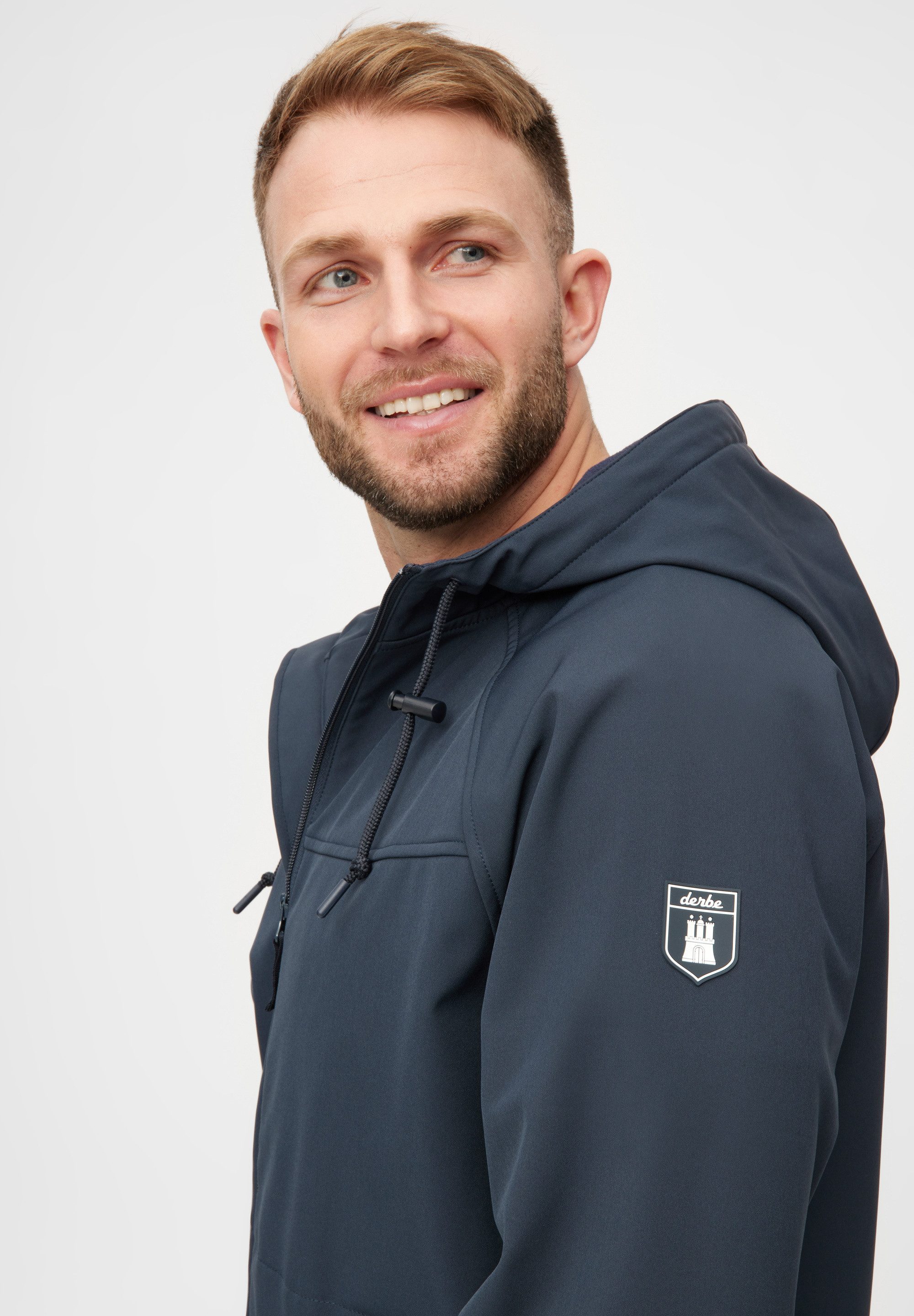 Derbe Softshelljacke Isleby Wasserabweisend, winddicht, atmungsaktiv, wärmendes Fleece innen