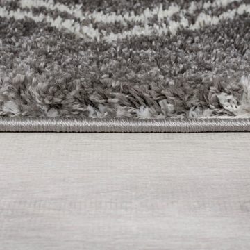 Hochflor-Teppich ATLAS, FLAIR RUGS, rechteckig, Höhe: 40 mm, Berber Teppich