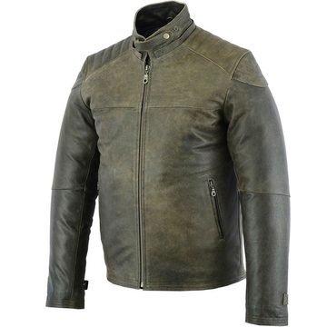 BULLDT Motorradjacke GW425J Cracker Bikerjacke Lederjacke Cracker Kalbsleder