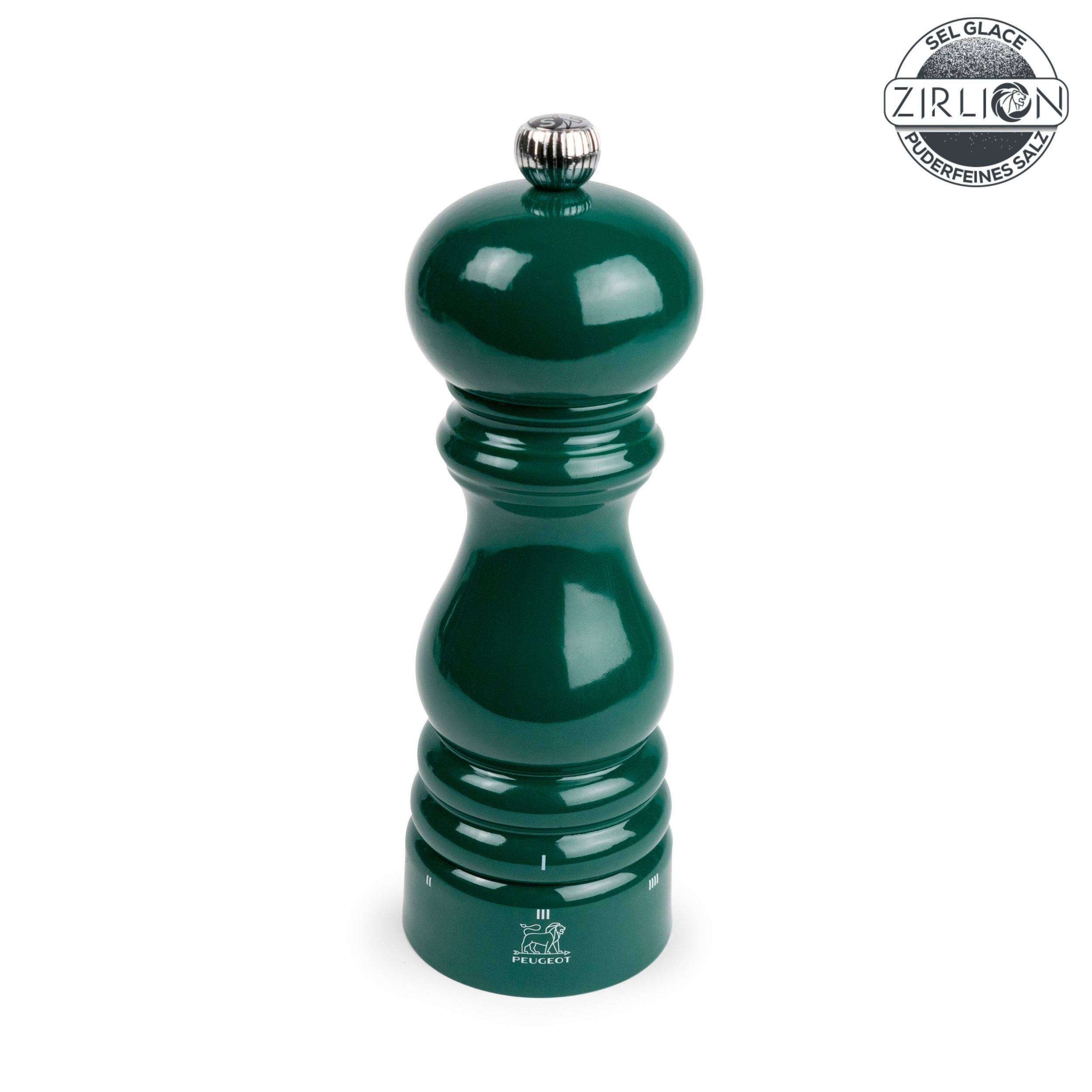 PEUGEOT Salzmühle PARIS 18cm Waldgrün Buchenholz uSelect Zirkonia-Mahlwerk Manuell