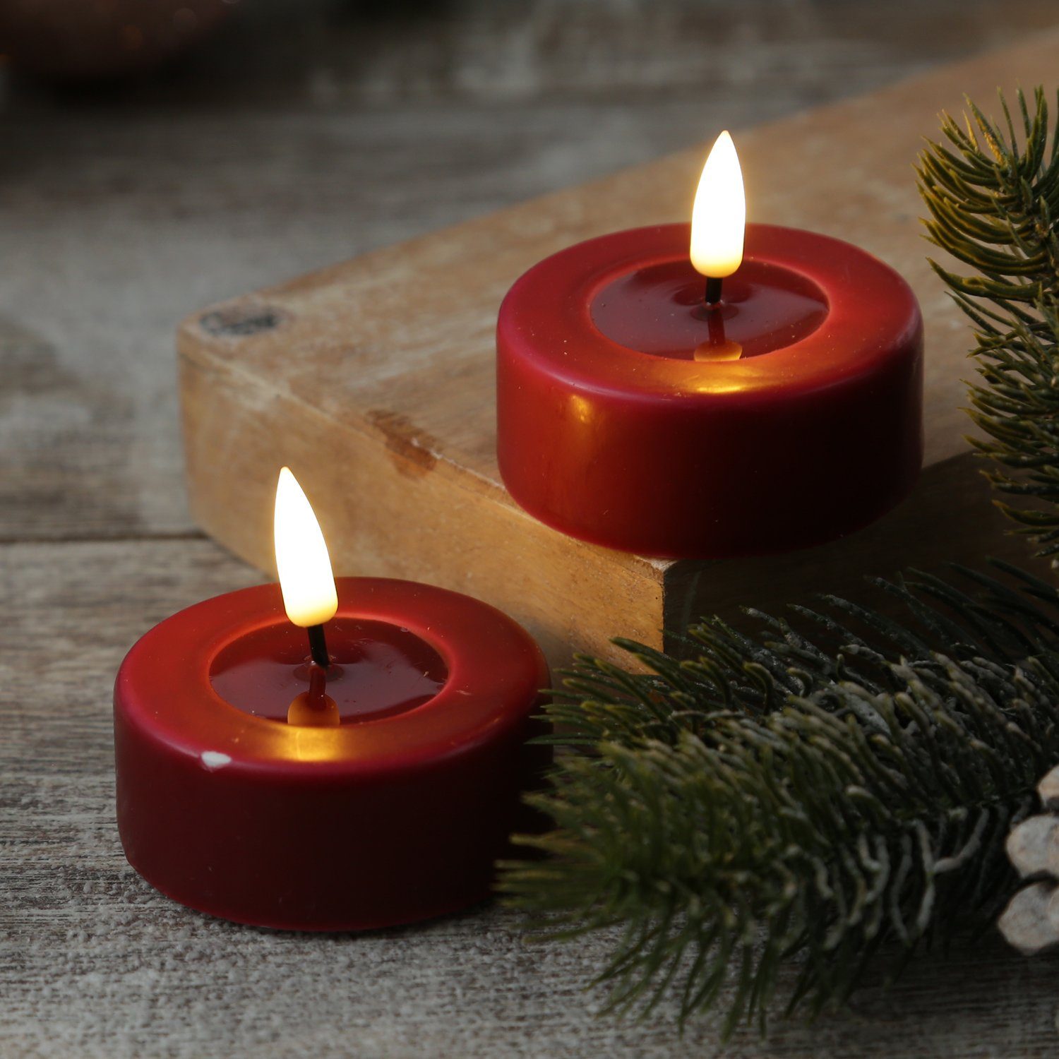 Deluxe Homeart LED-Kerze LED Teelichter Mia günstig online kaufen