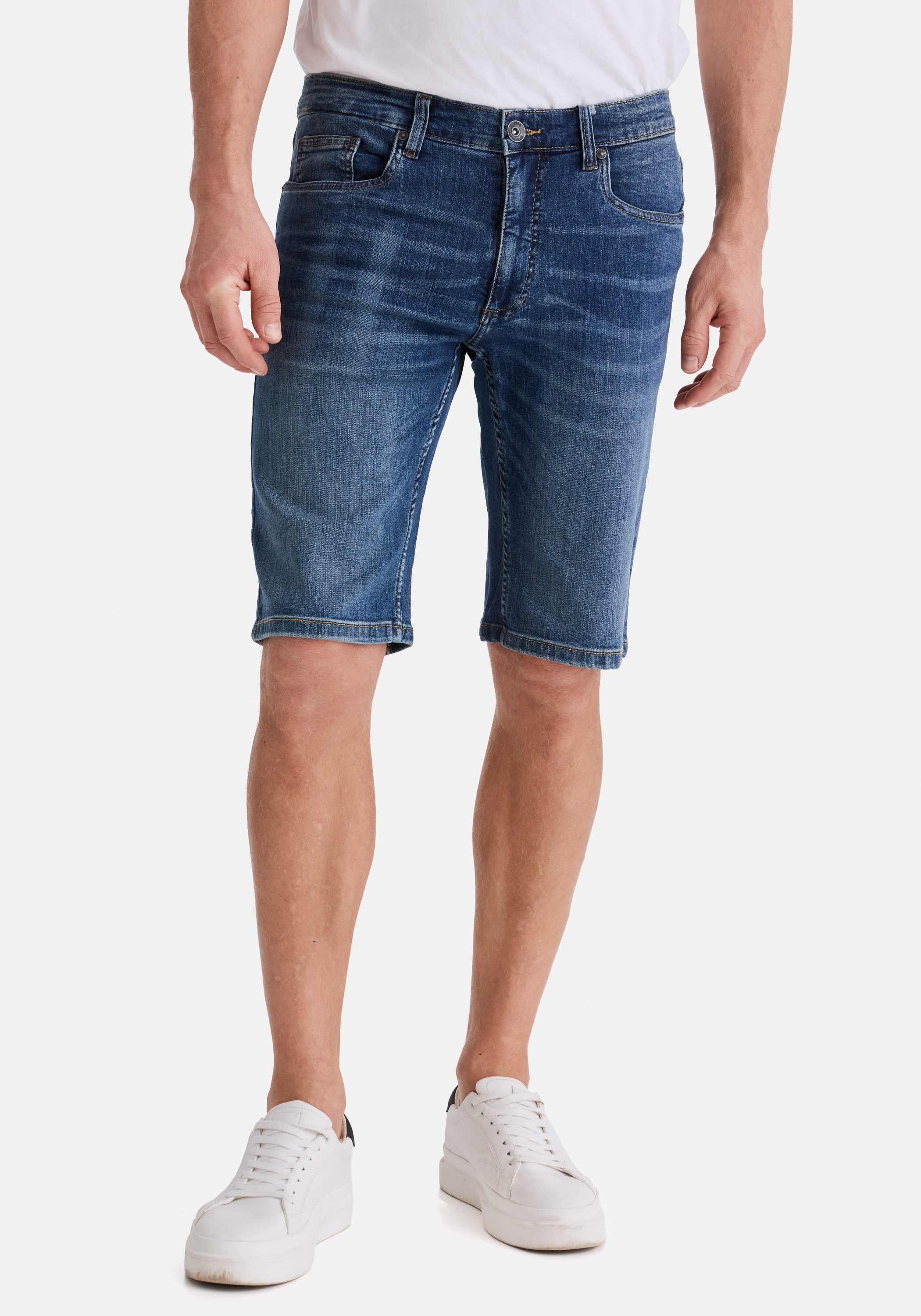 Stooker Men Bermudas 5-Pkt Style Summer Denim Bermudas Sommer Straight Fit Casual Stretchdenim für Herren