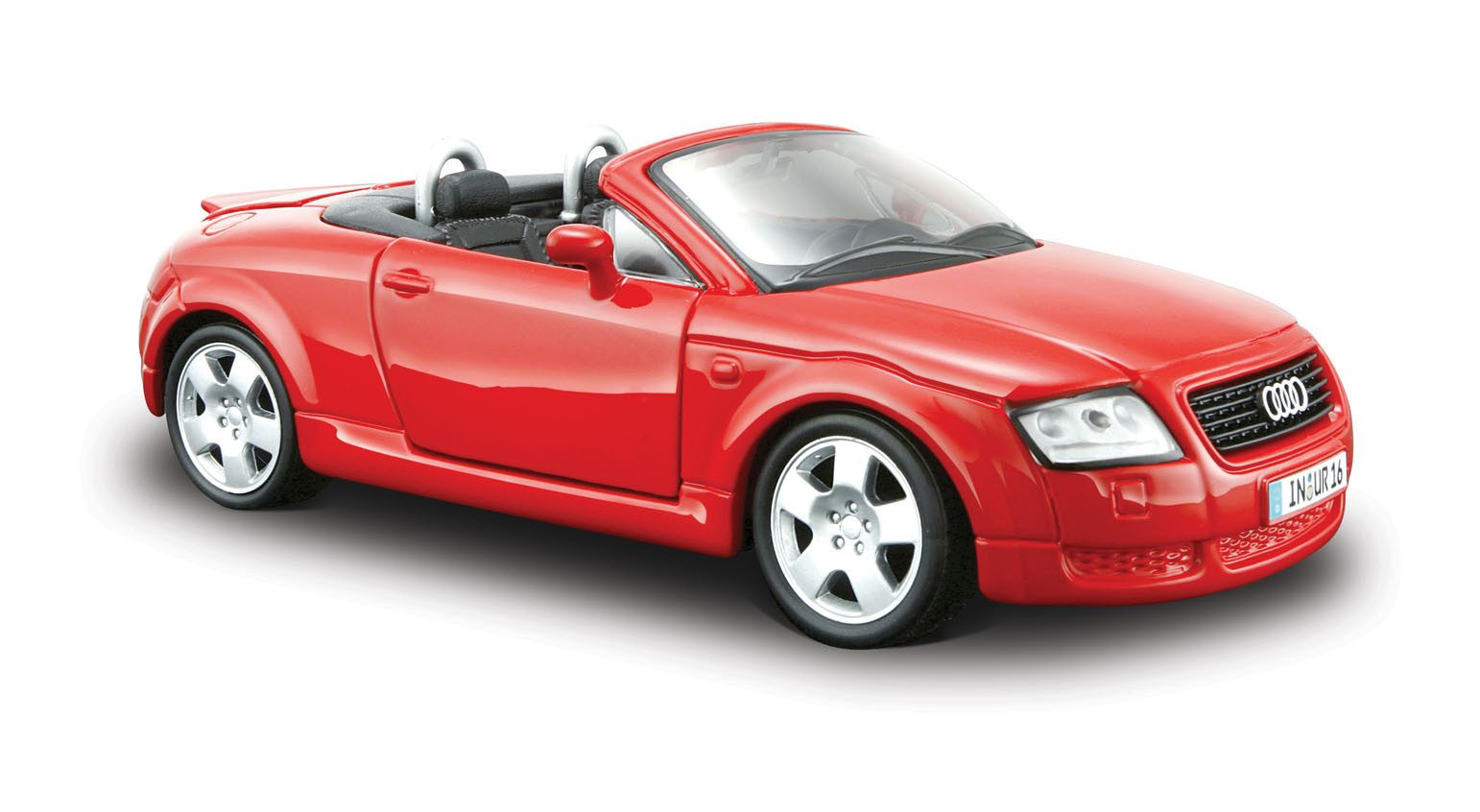Maisto® Modellauto Audi T/T Roadster, Maßstab 1:24, originalgetreue Innenausstattung