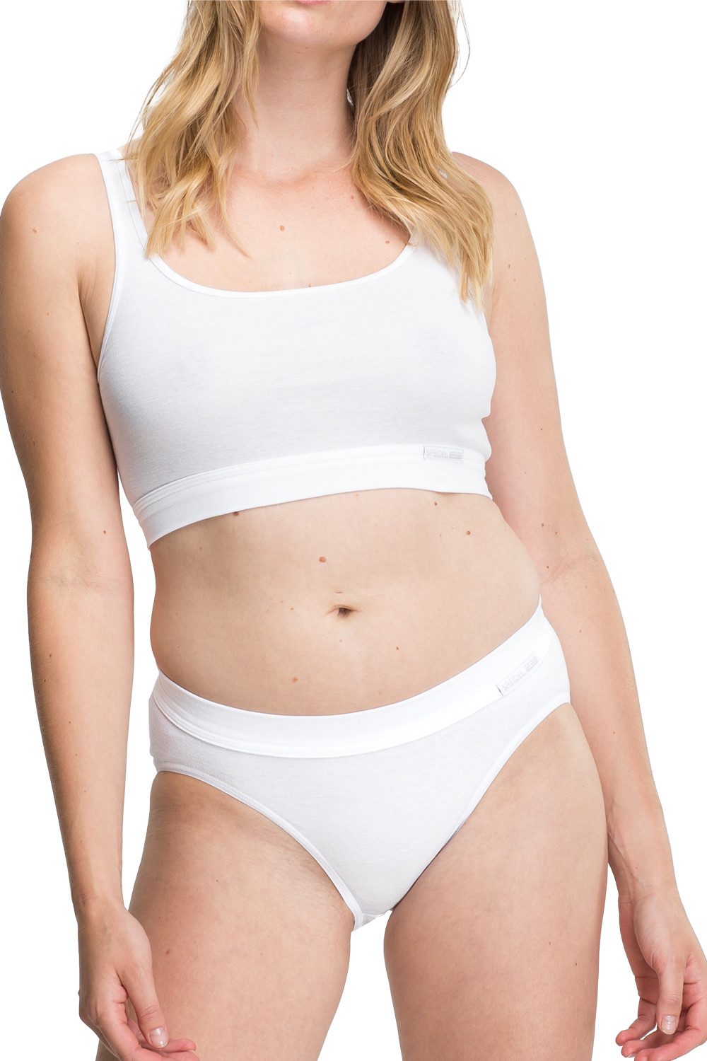 Speidel Bustier Bio Cotton Sport Edition (Vorteilspack, 3-tlg., 3er-Pack) Damen Trägerbustier, kurzes Top aus 100% Bio-Baumwolle