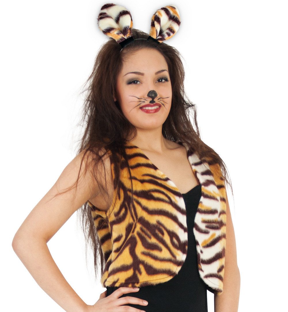 Fries Kostüm Tigerweste Tiger Weste Karneval Party Cosplay Halloween M oder günstig online kaufen