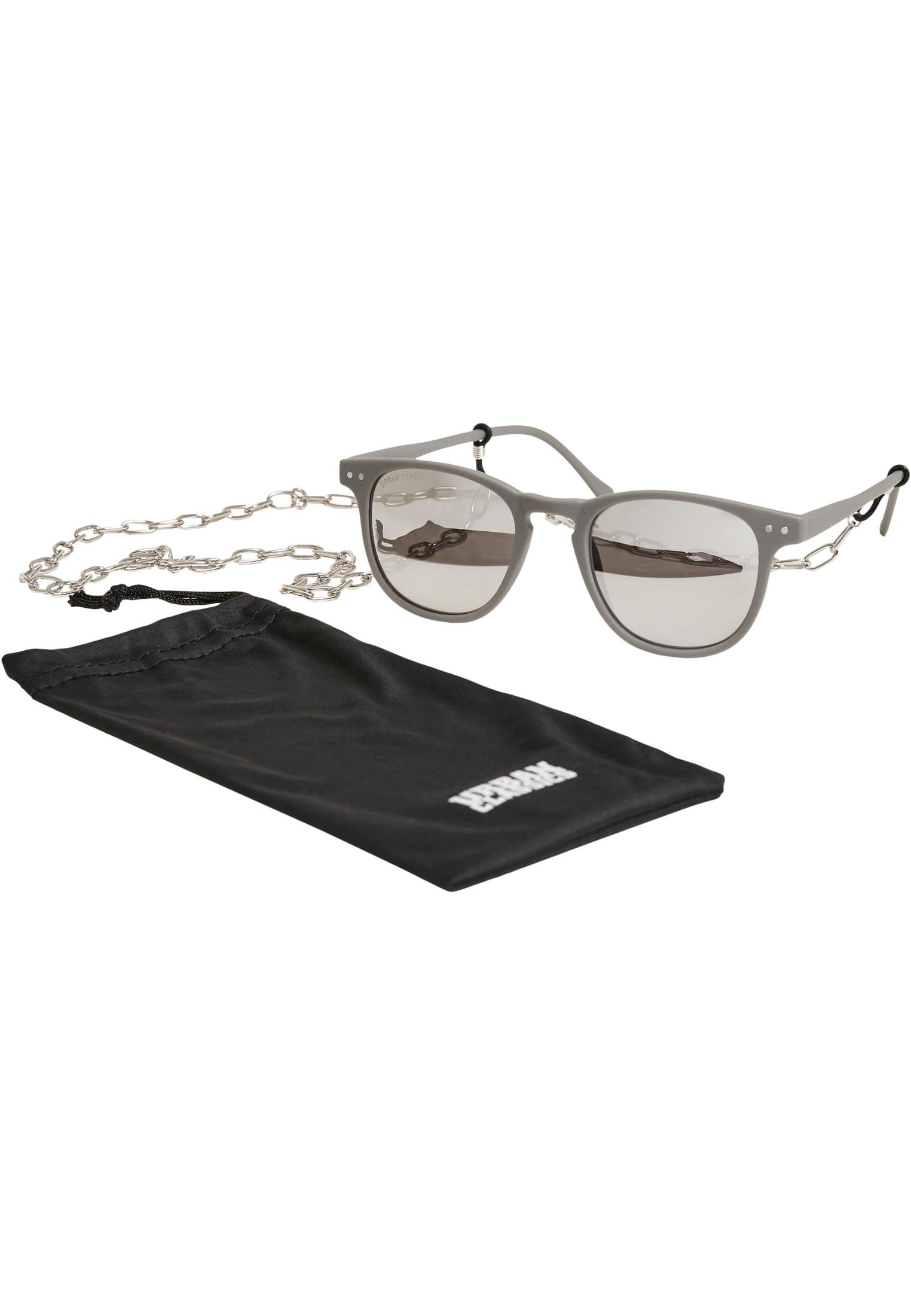 Unisex grey/silver with URBAN CLASSICS Sunglasses Chain Sonnenbrille Arthur