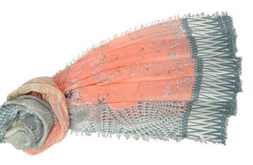 Ella Jonte Modeschal, breiter leichter Schal im Boho Ibiza Style