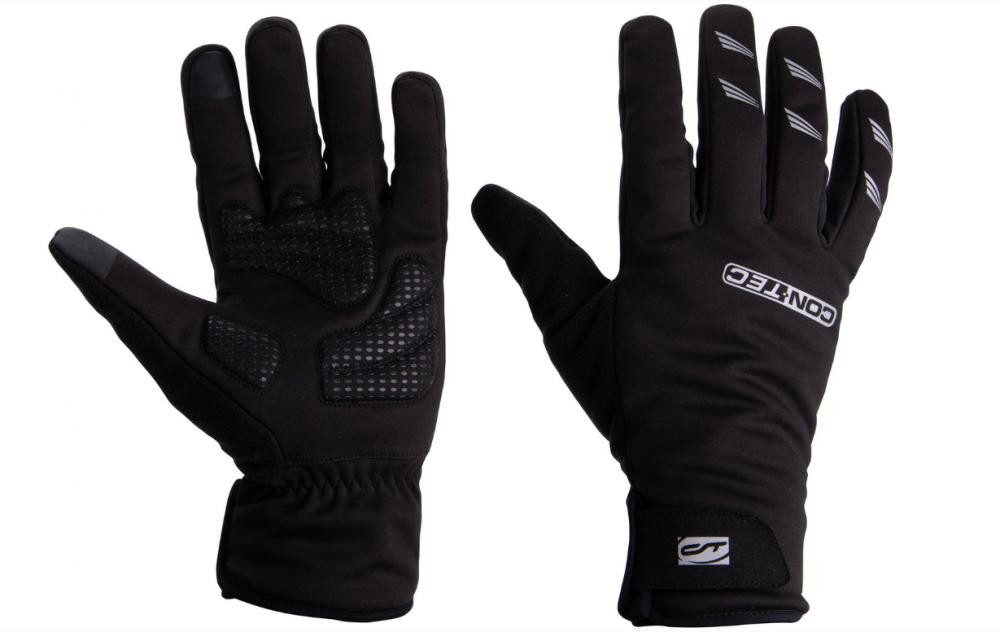 Contec Fahrradhandschuhe CONTEC Winterhandschuh Frigid TR Größe S, schwarz/coolgrey, wasserdich