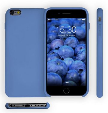 MyGadget Handyhülle Gummierte Schutzhülle Soft Case Silikon Cover, MyGadget Hülle Gummiert für Apple iPhone 6 Plus / 6s Plus - Schutzhülle Case mit Soft Touch Silikon Finish - Handyhülle Cover Stoßfest in Pastell Blau