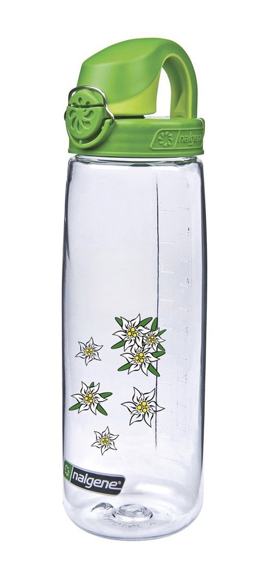 Nalgene Edelweiss Trinkflasche Trinkflasche 'OTF' l, 0,65 transparent/gruen Nalgene