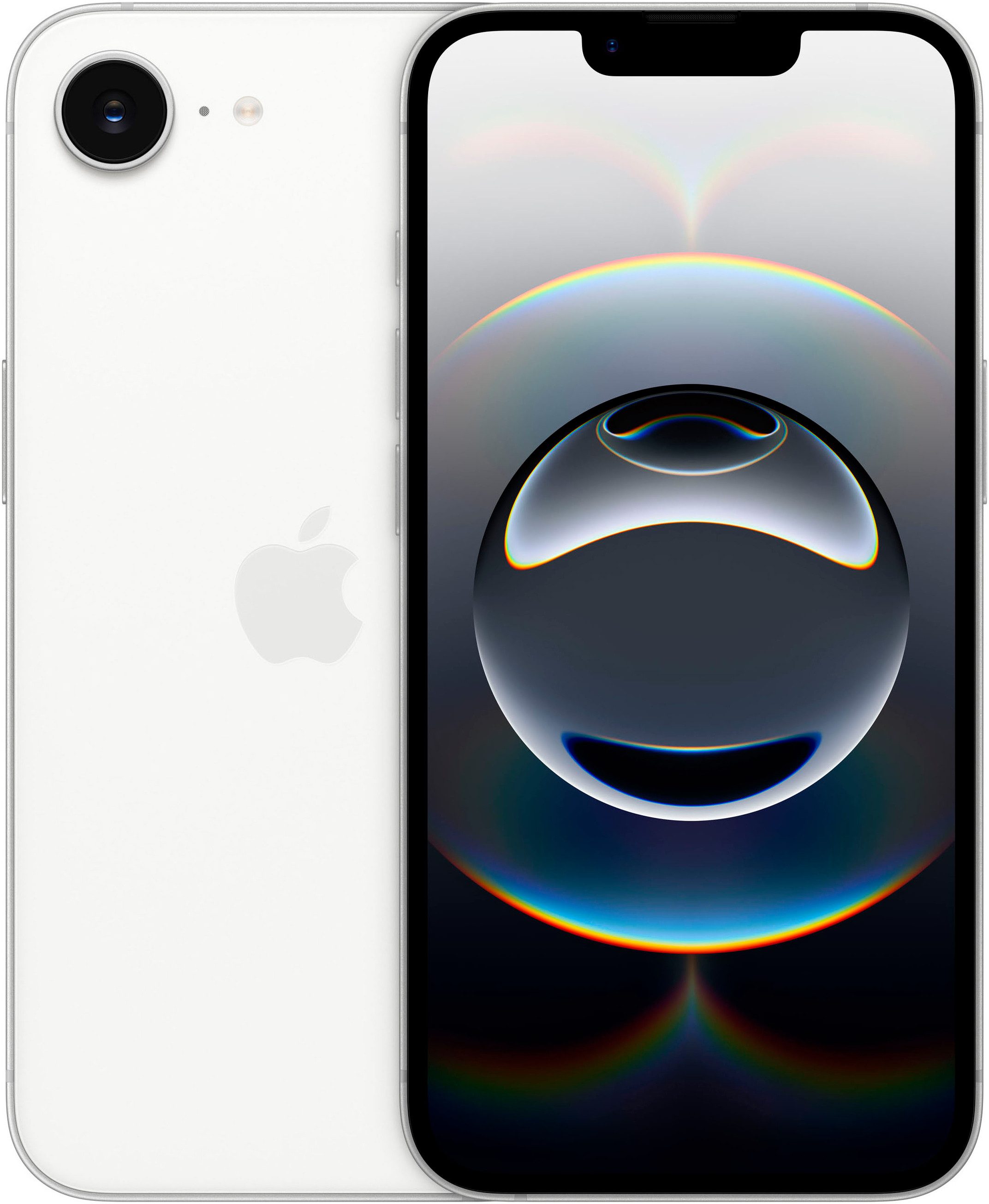 Apple iPhone 16e Smartphone (15,4 cm/6,1 Zoll, 128 GB Speicherplatz, 48 MP Kamera)