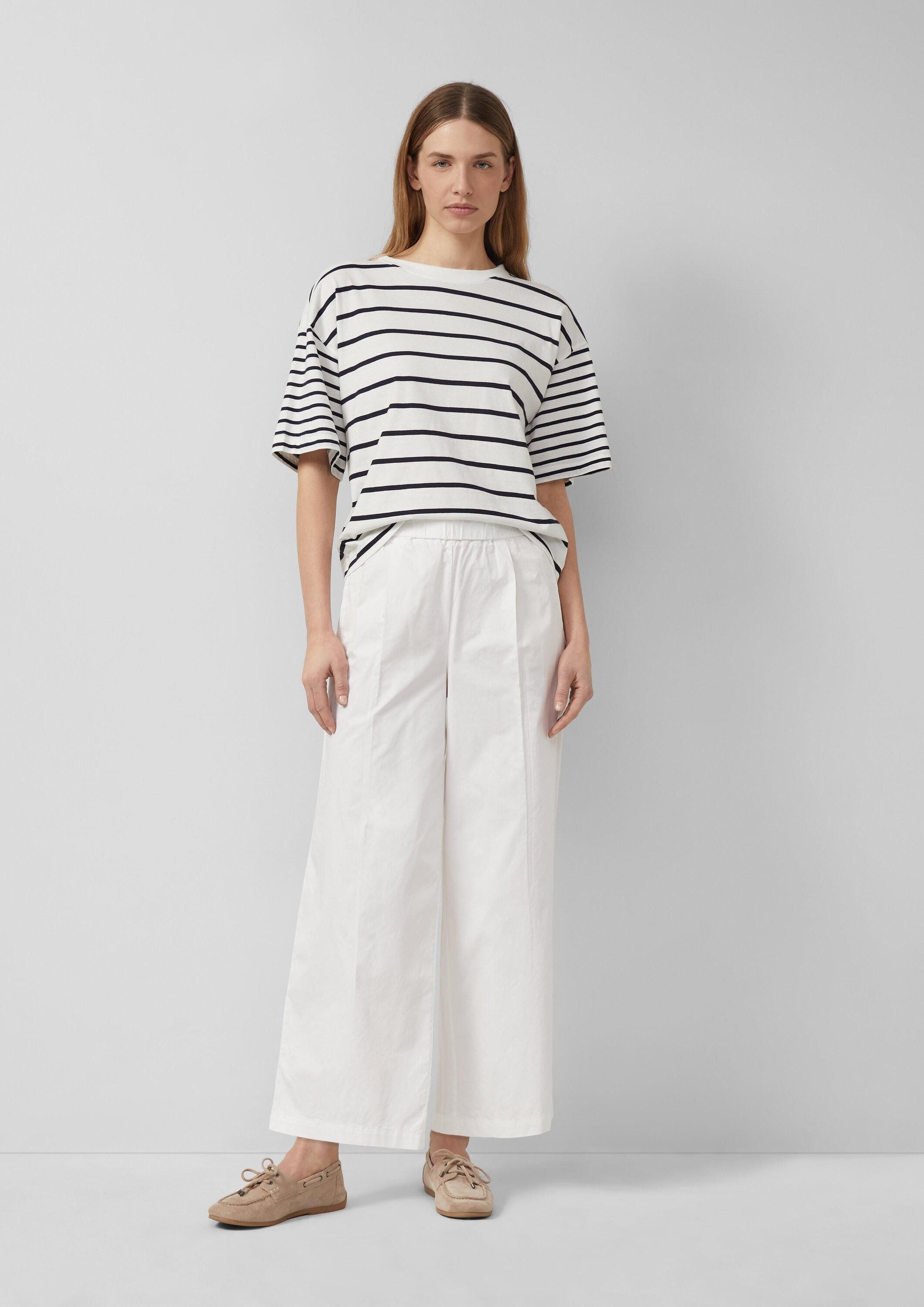 s.Oliver Culotte Hose Wide-Leg-Culotte aus Twill