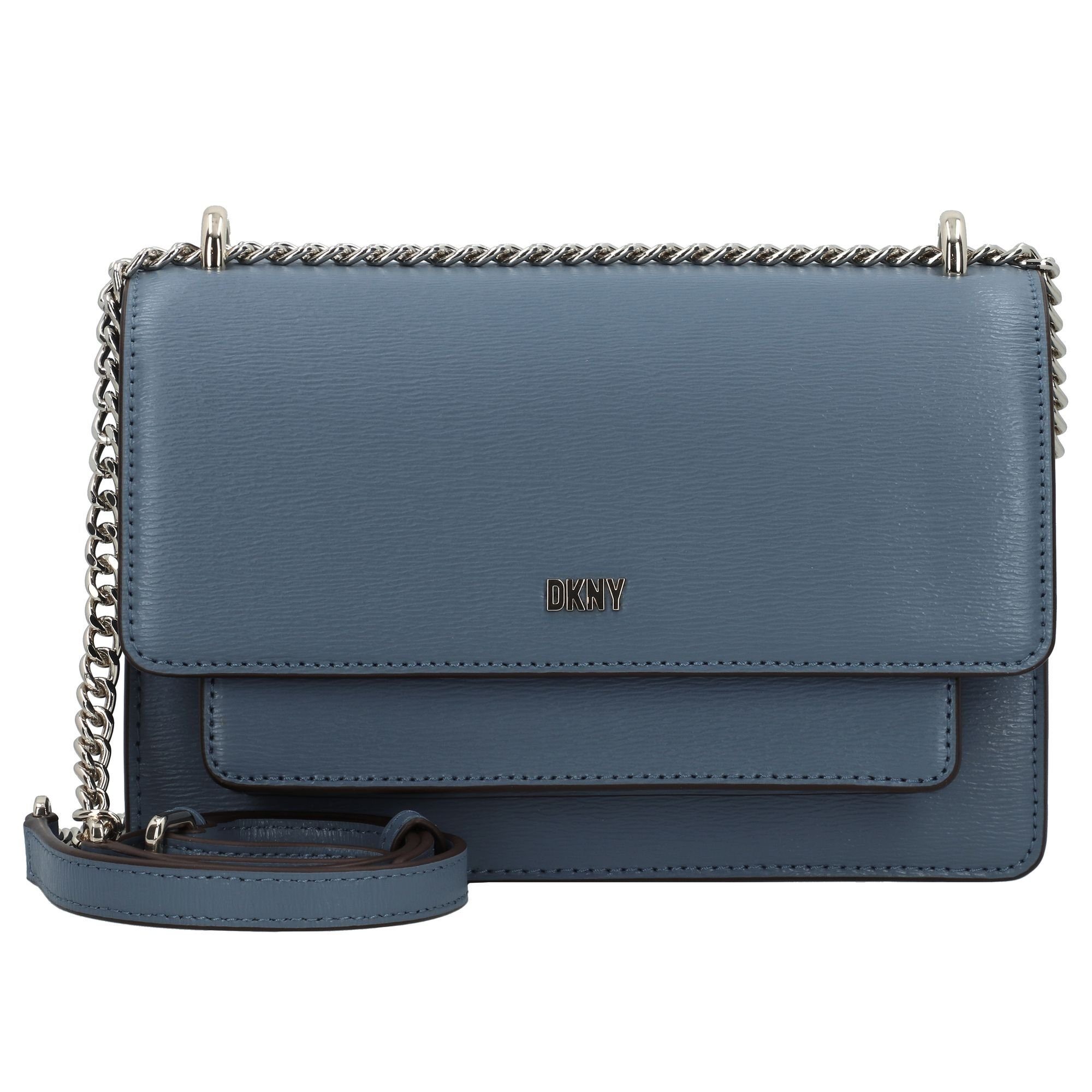 blue Bryant, coastal DKNY Leder Umhängetasche