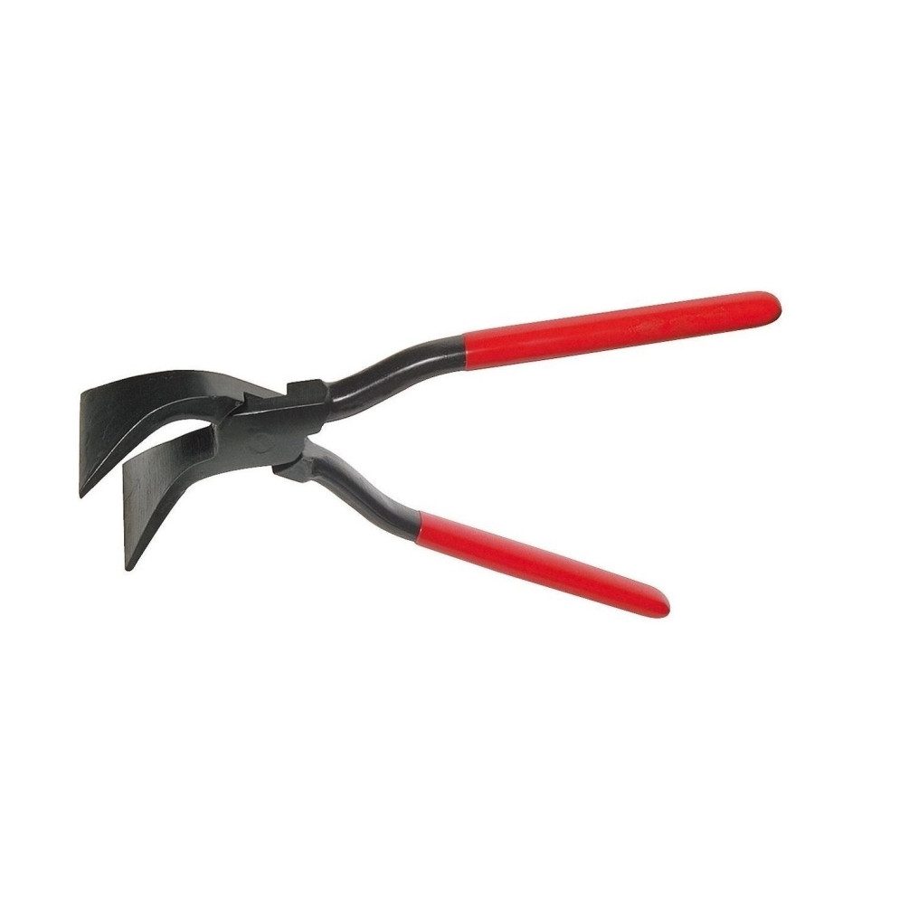 Flachzange Falzzange 300 mm gebogen 45 Grad 80 mm Maulbreite