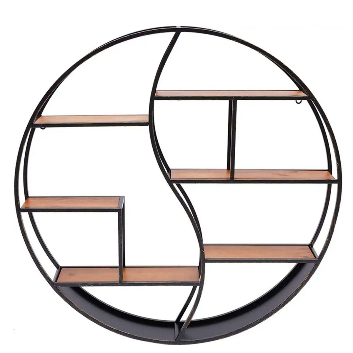 Divit Regal Wandregal rund Holz mit günstig online kaufen