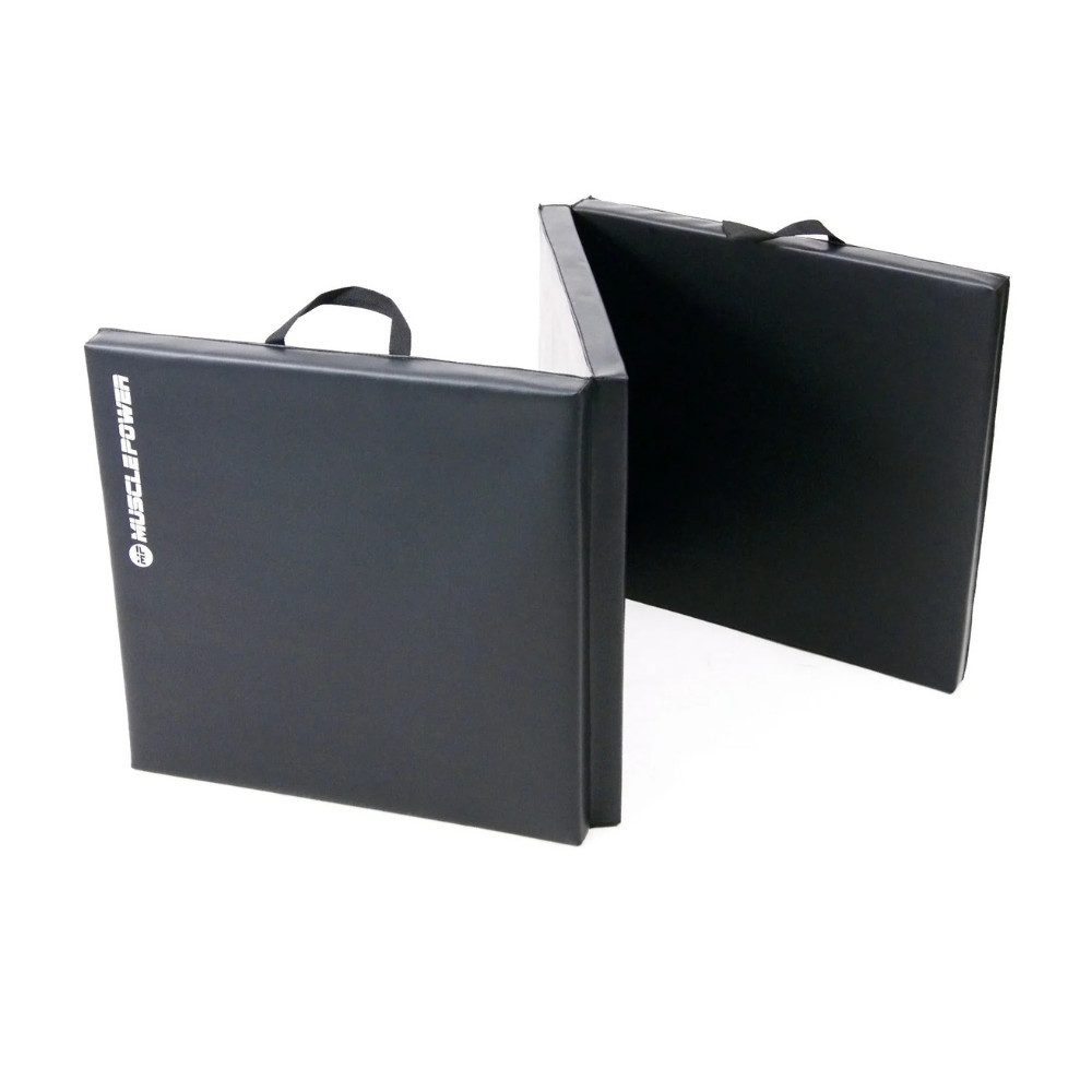 Muscle Power Yogamatte Muscle Power Tri-Fold Yogamatte faltbar 152x60x5 cm Schwarz