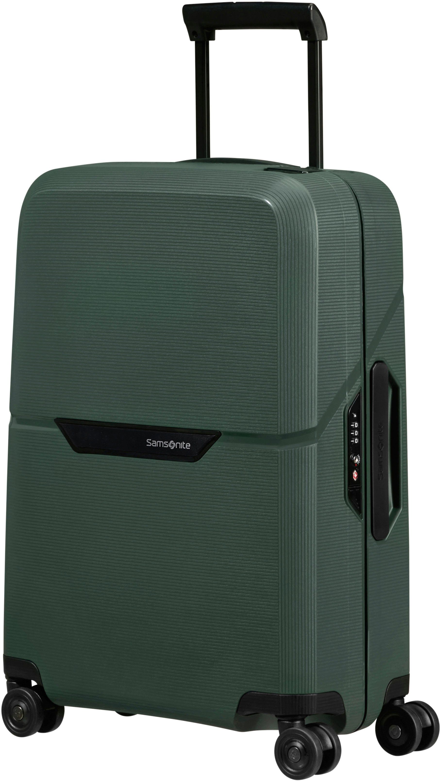 Samsonite Hartschalen-Trolley MAGNUM ECO, verschiedene Größen und Farben, 4 Rollen, arretierbares und versenkbares Druckknopf-Trolleysystem