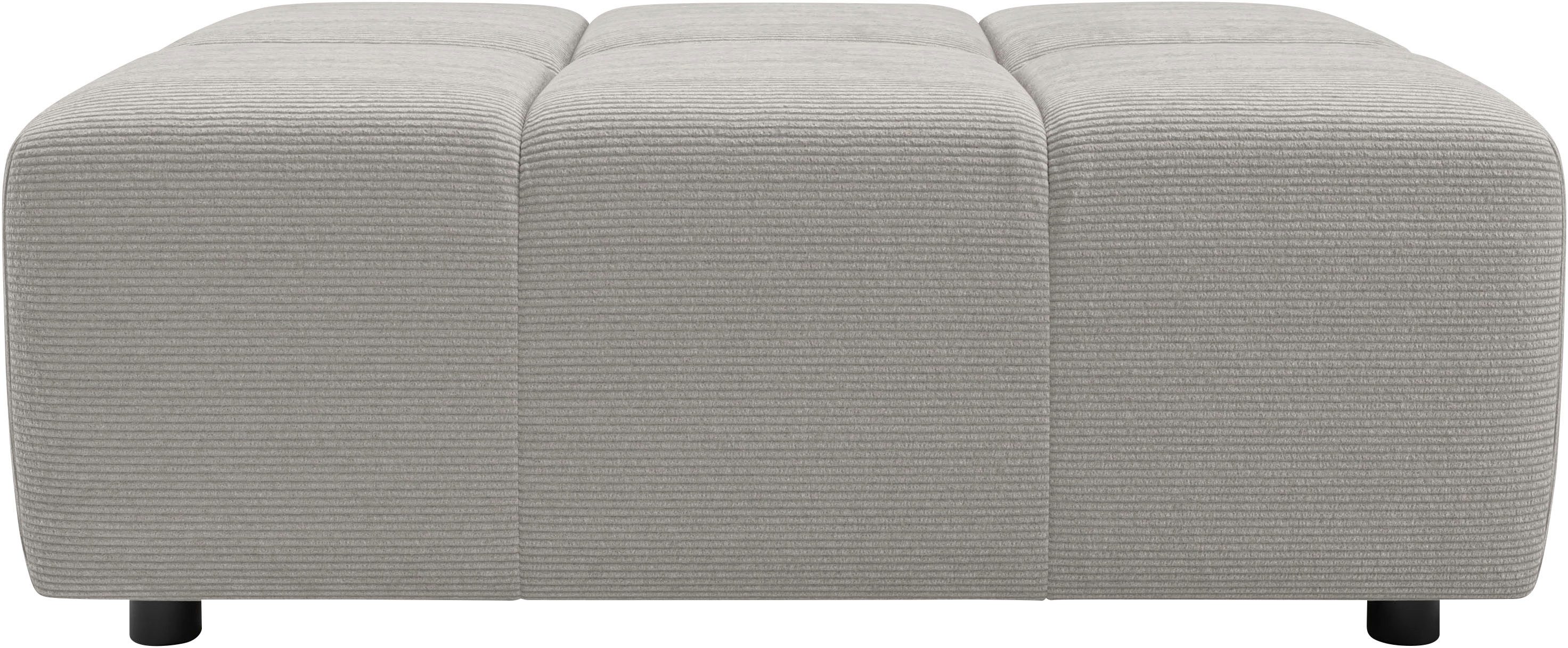 Home affaire Polsterhocker Ancona, Polsterhocker passend zum Sofa, Breite 107 cm, passend zur "Ancona"-Polsterserie, auch in Cord + Easy Care