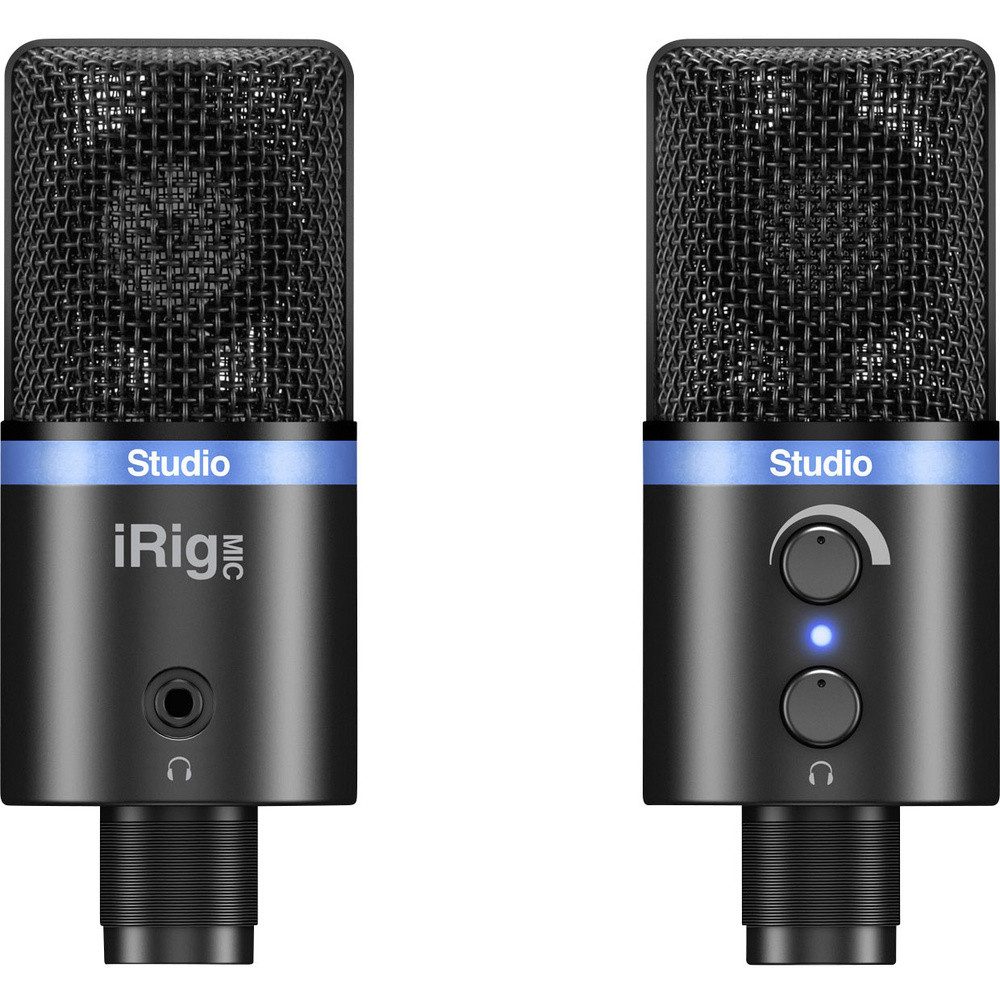 Mikrofon IK Multimedia IRIG MIC STUDIO BLACK USB-Studiomikrofon Übertragungsar