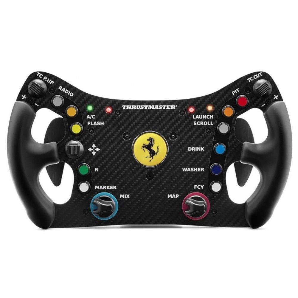 Thrustmaster Ferrari F488 GT3 - Austausch-Lenkrad - schwarz Gaming-Lenkrad,  Analog / Digital Steuerrad PC D-Pad, Menü-Taste, Modus-Taste, Schaltfläche  Start