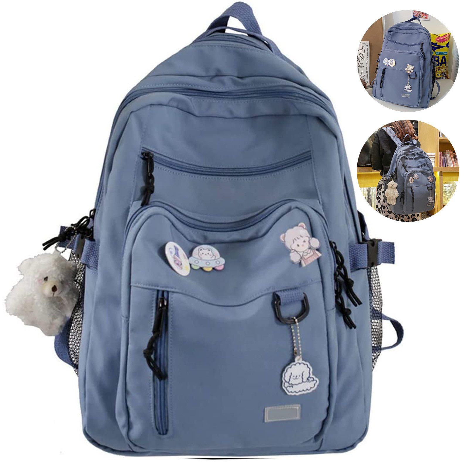 OKWISH Laptoprucksack Schulrucksack Damen Rucksack groß günstig online kaufen
