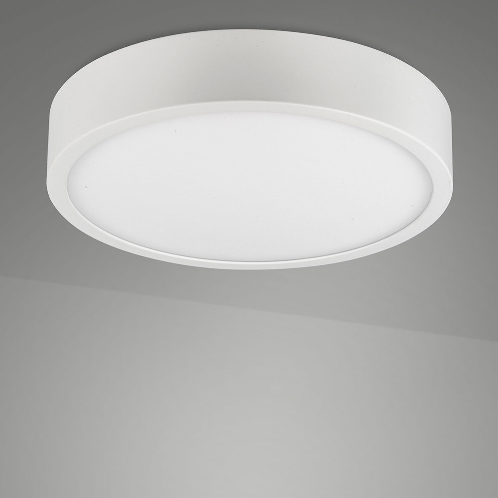 Weiß-Matt LED-Deckenlampe runde Saona Superficie Mantra Deckenleuchte Weiß-Matt