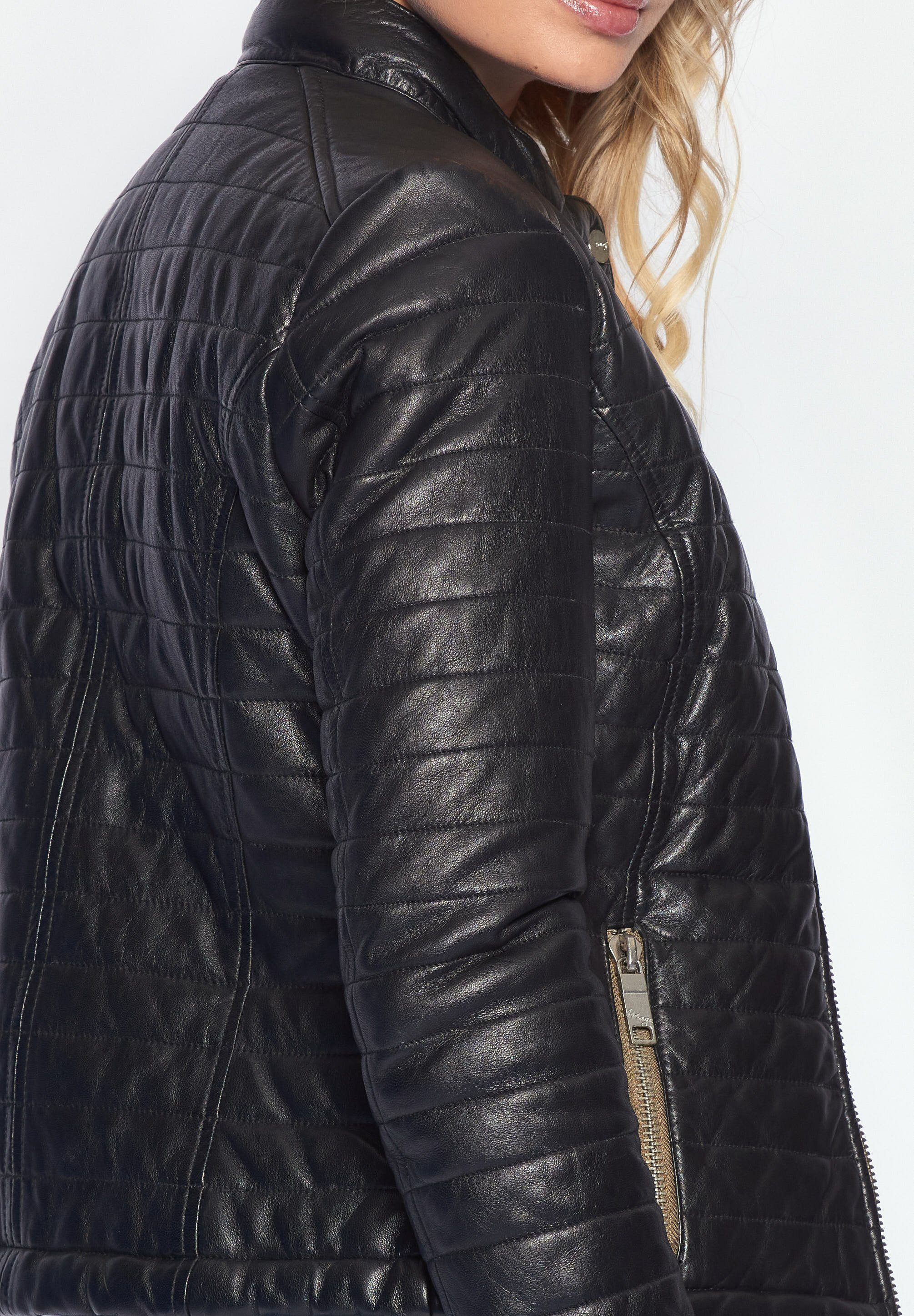 Maze Lederjacke Sota black