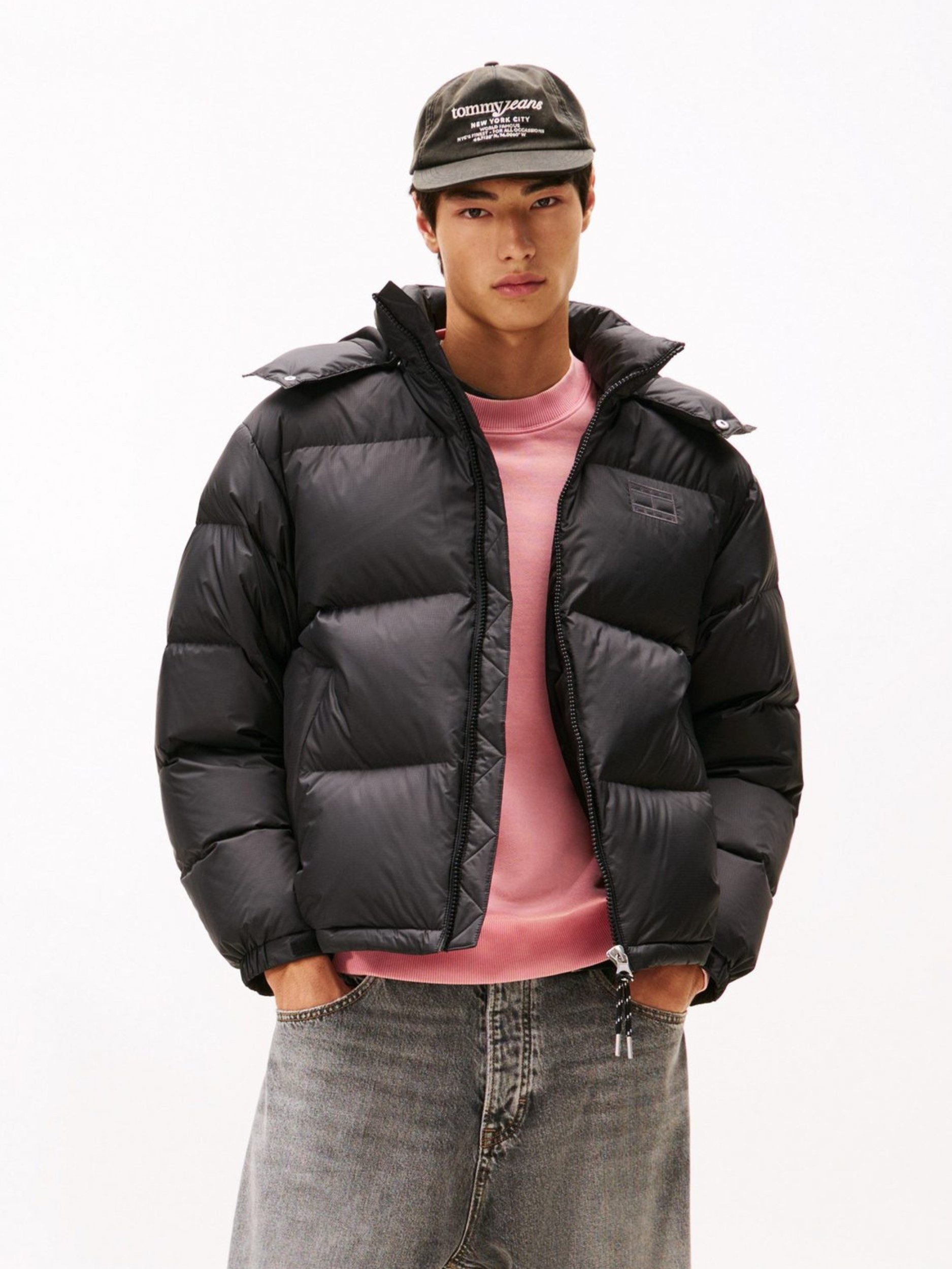 Tommy Jeans Steppjacke ALASKA DOWN PUFFER Übergangsjacke Regular fit mit ab günstig online kaufen