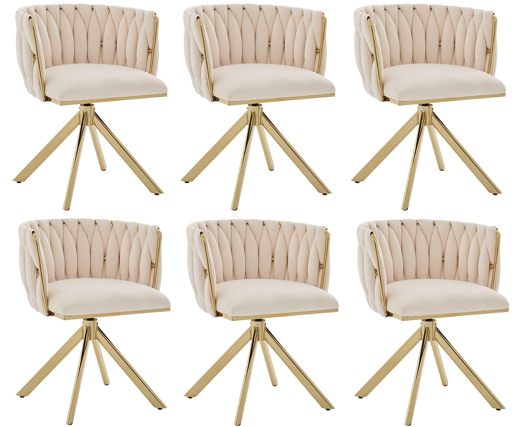 LVHOM Esszimmerstuhl Set, 180° drehbar mit günstig online kaufen